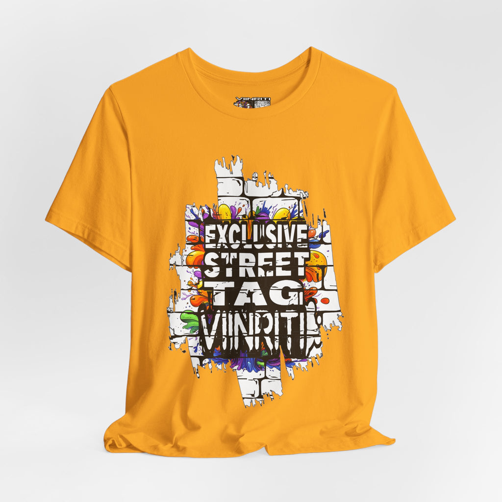 Viiriti Exclusive Street Tag Graffiti T-Shirt — "Exclusive Street Tag Vinnit" Urban Art Tee