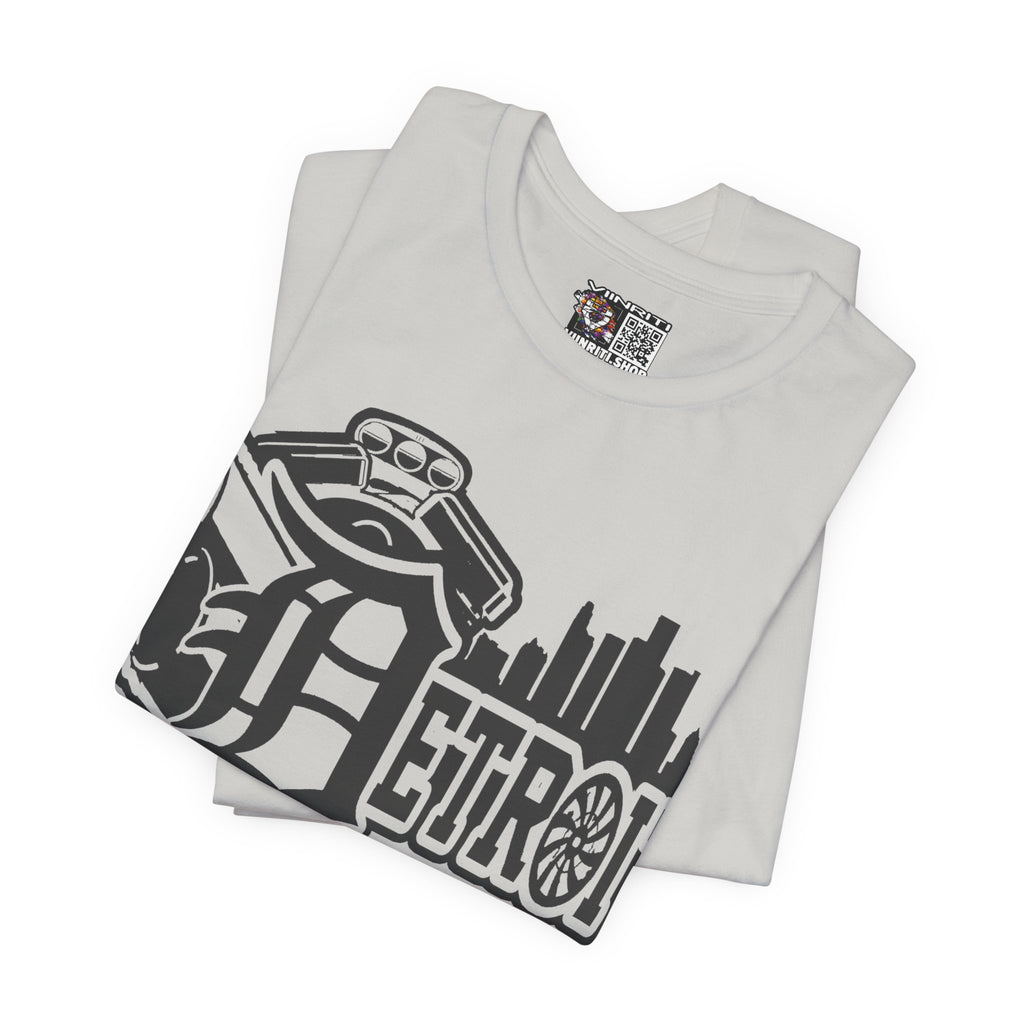 Detroit Skyline Tee — Vintage Motor City Logo T-Shirt