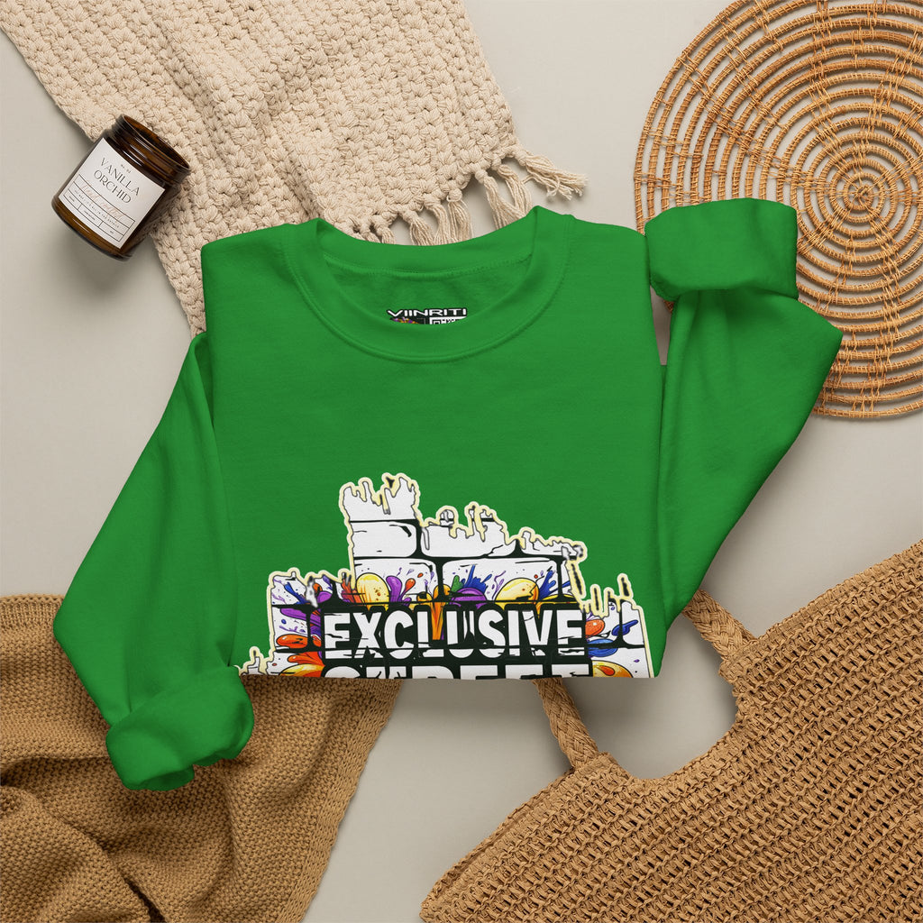 VIINRITI EXCLUSIVE Graffiti 'Exclusive Street Tag' Crewneck Sweatshirt