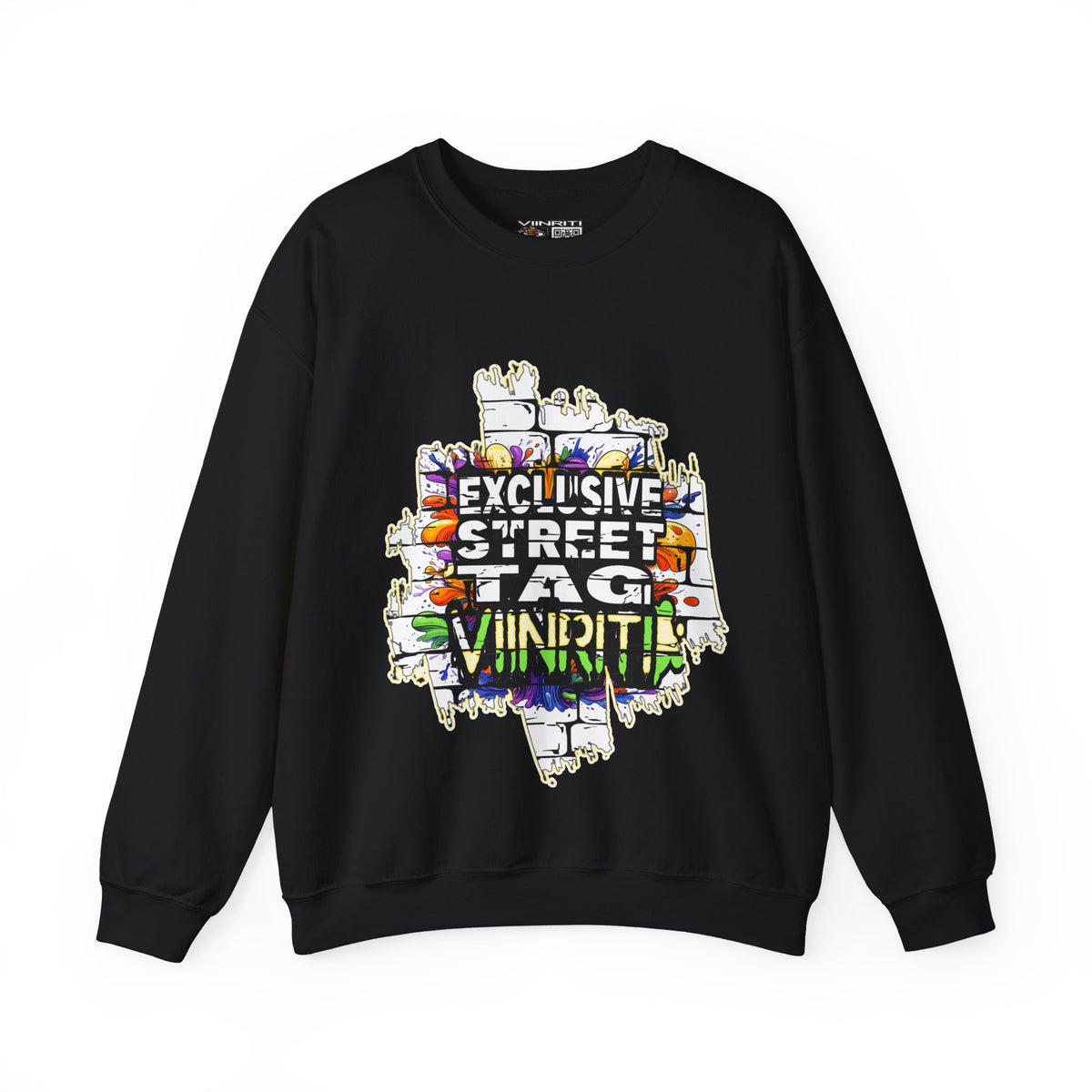 VIINRITI EXCLUSIVE Graffiti 'Exclusive Street Tag' Crewneck Sweatshirt