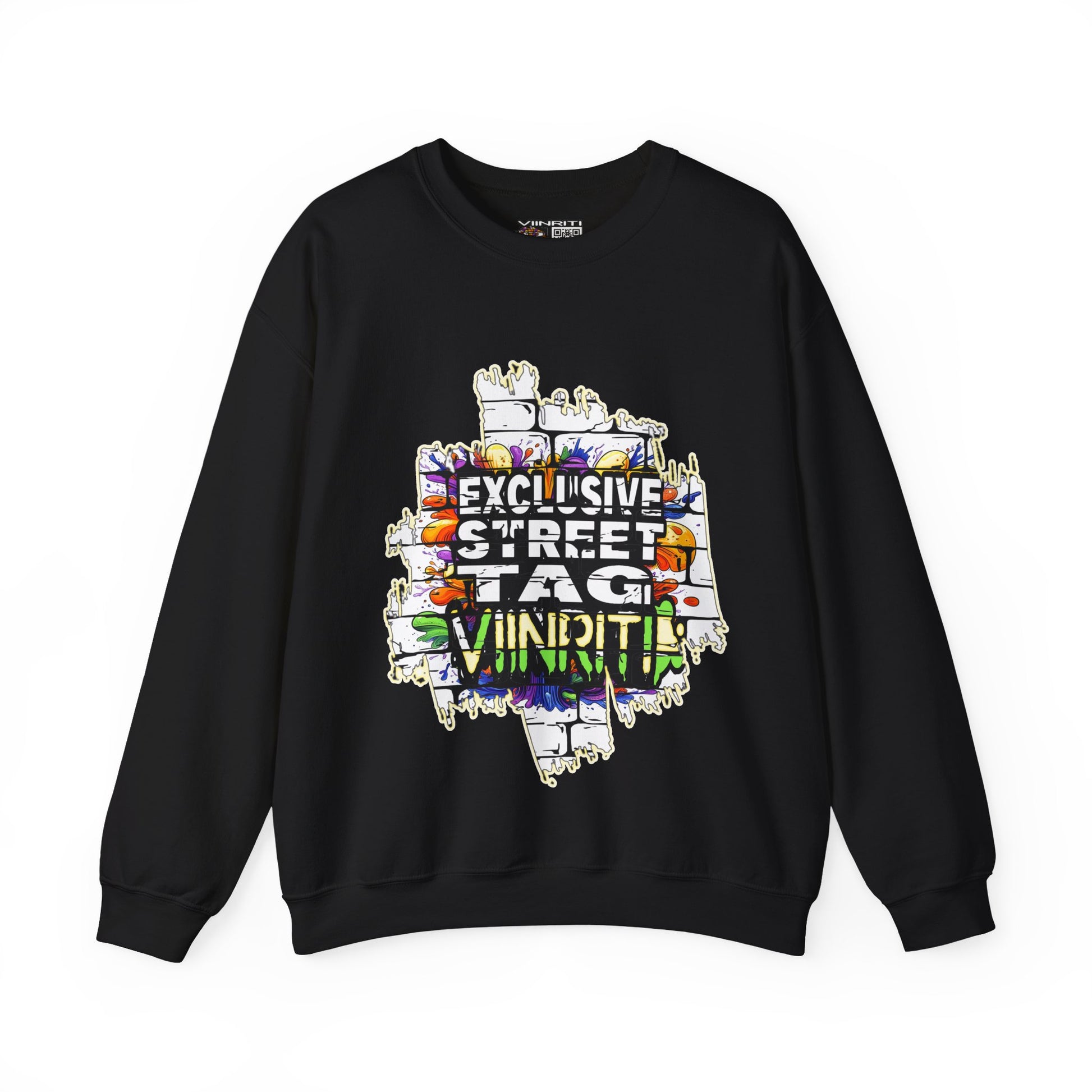 VIINRITI EXCLUSIVE Graffiti 'Exclusive Street Tag' Crewneck Sweatshirt