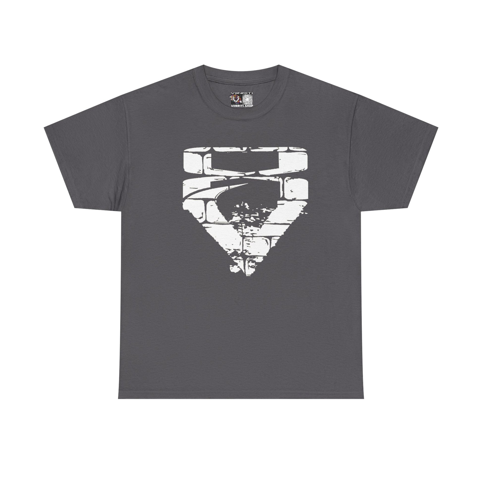 """"VIINRITI Snake Head Graphic Tee — Fierce Black Snake Illustration T-Shirt