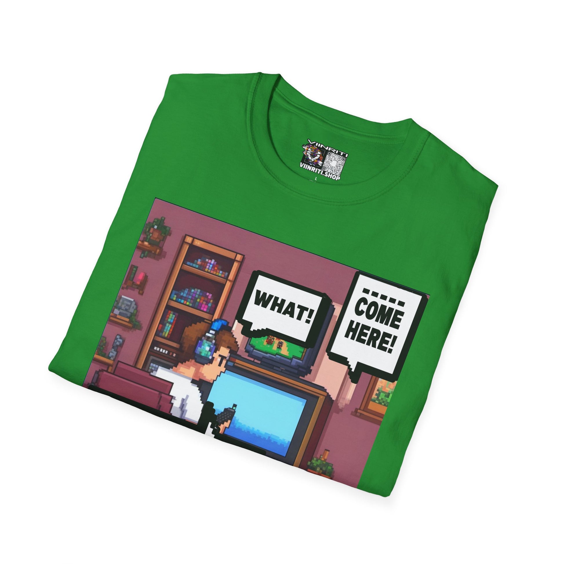Gamer Room T-Shirt — "I'm Trying to Play the Game" Retro Pixel Art Tee