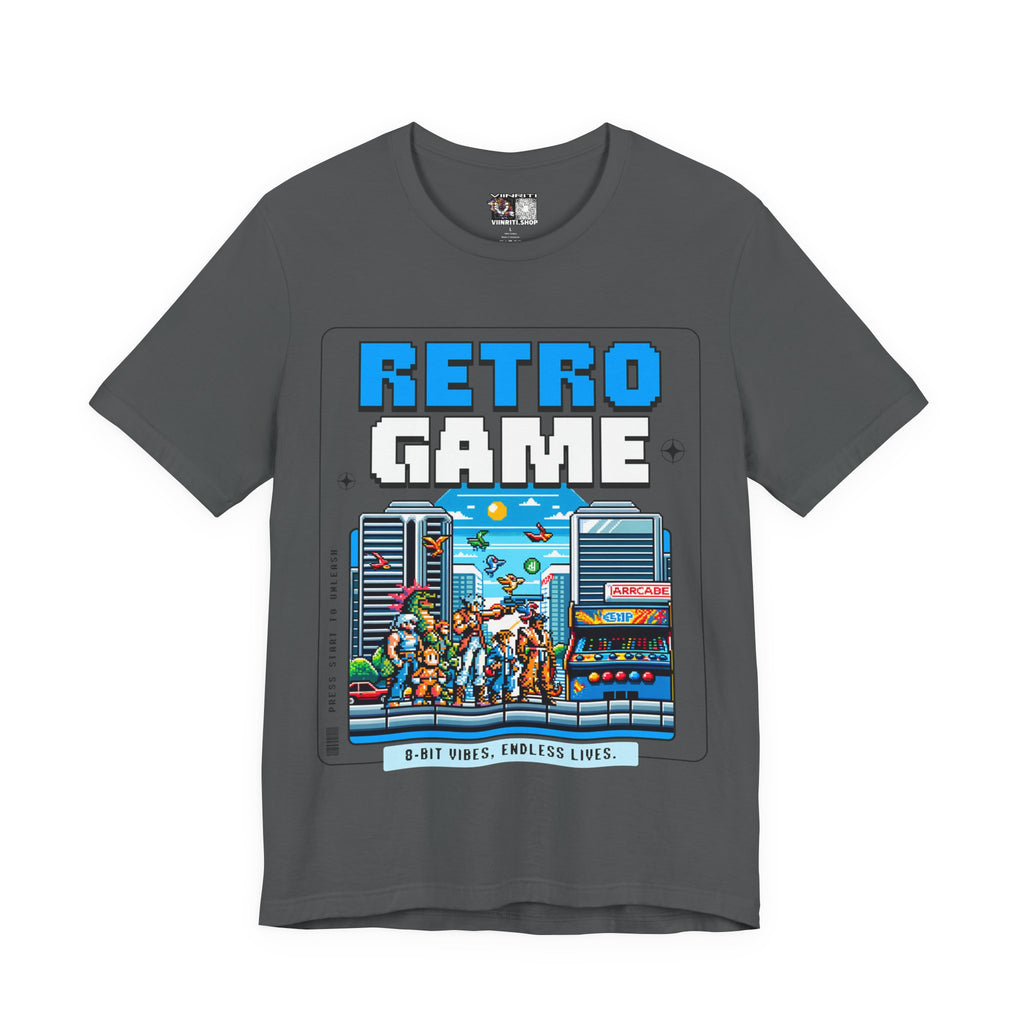 Retro Game T‑Shirt — 8‑Bit Arcade Scene Tee