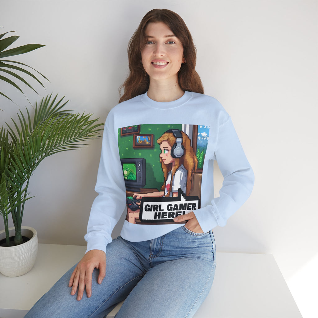 Retro Gamer Sweatshirt | Cozy Crewneck for Gaming Lovers, Video Game Gift, Casual Wear, Unisex Apparel, Perfect for Gamers