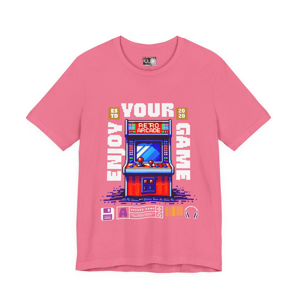 """"''Retro Arcade T-Shirt — Enjoy Your Game Vintage Gaming Tee