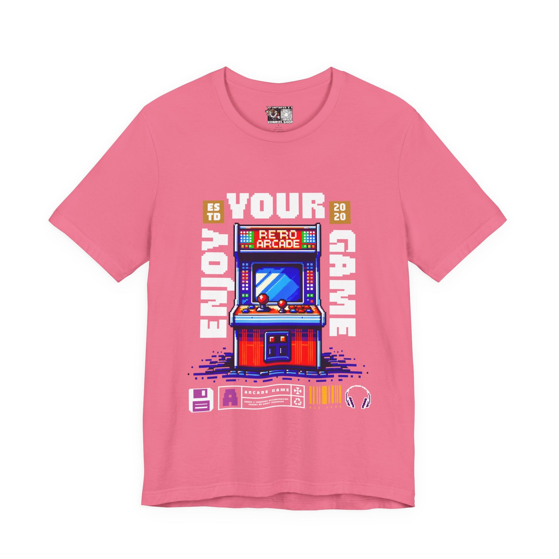 """"''Retro Arcade T-Shirt — Enjoy Your Game Vintage Gaming Tee