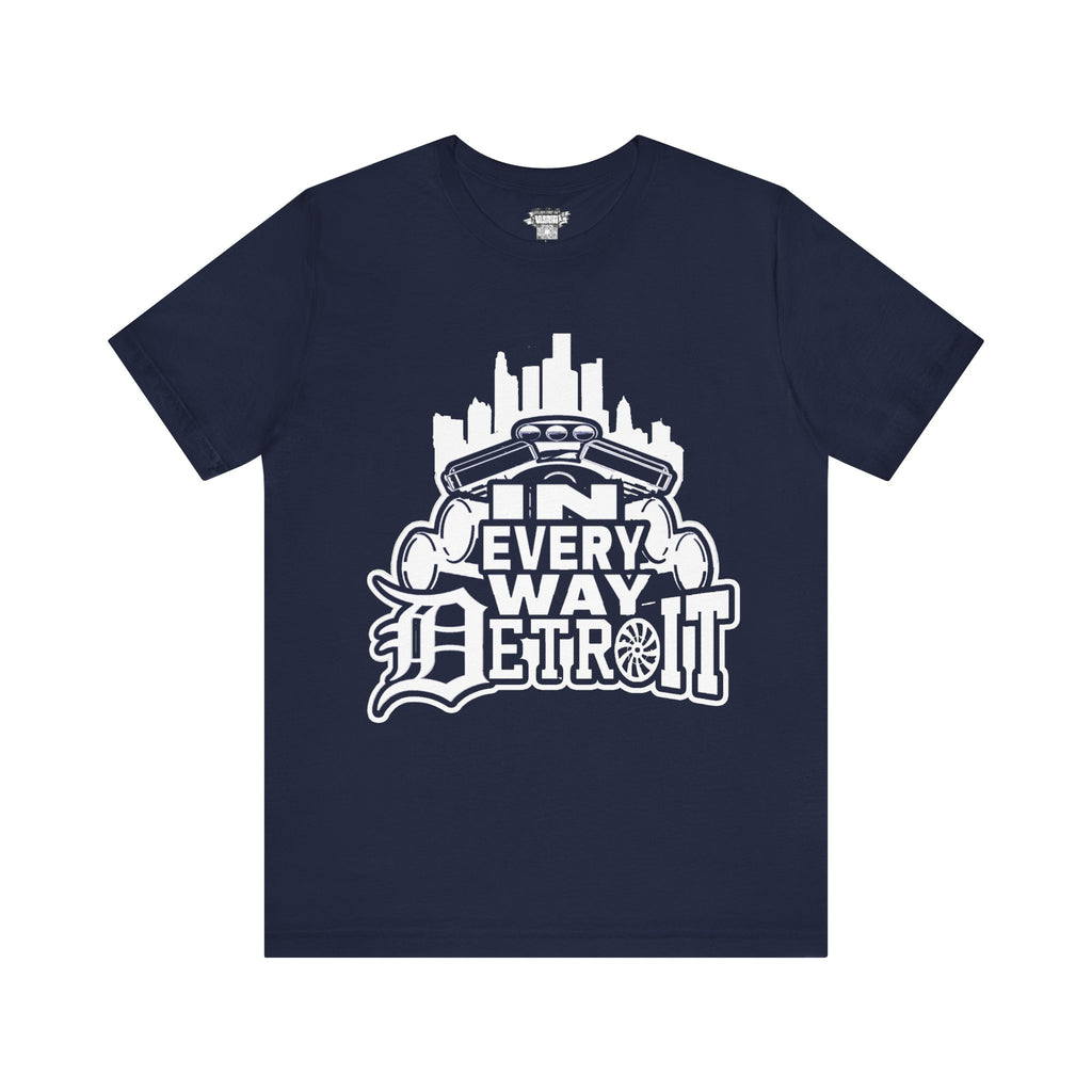Detroit Big Pipes Unisex Tee, City Pride Shirt, Automotive Enthusiast Top, Casual Wear, Gift for Detroit Lovers