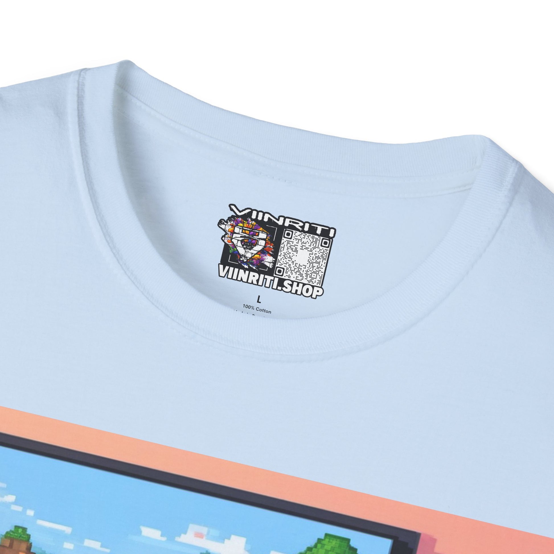 Girl Gamer T-Shirt — Retro Pixel Art ‘GIRL GAMER HERE!’ Tee for Female Gamers
