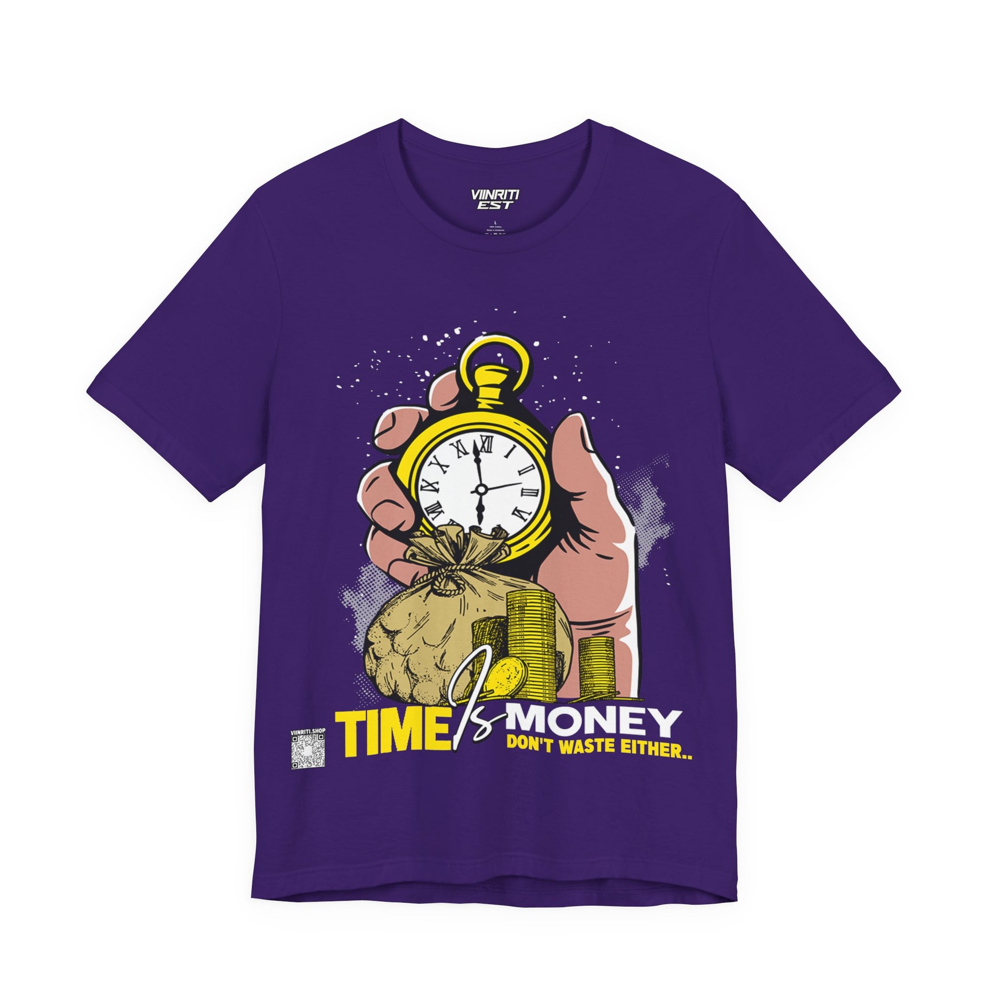 TIME IS MONEY Unisex Jersey Short Sleeve Tee