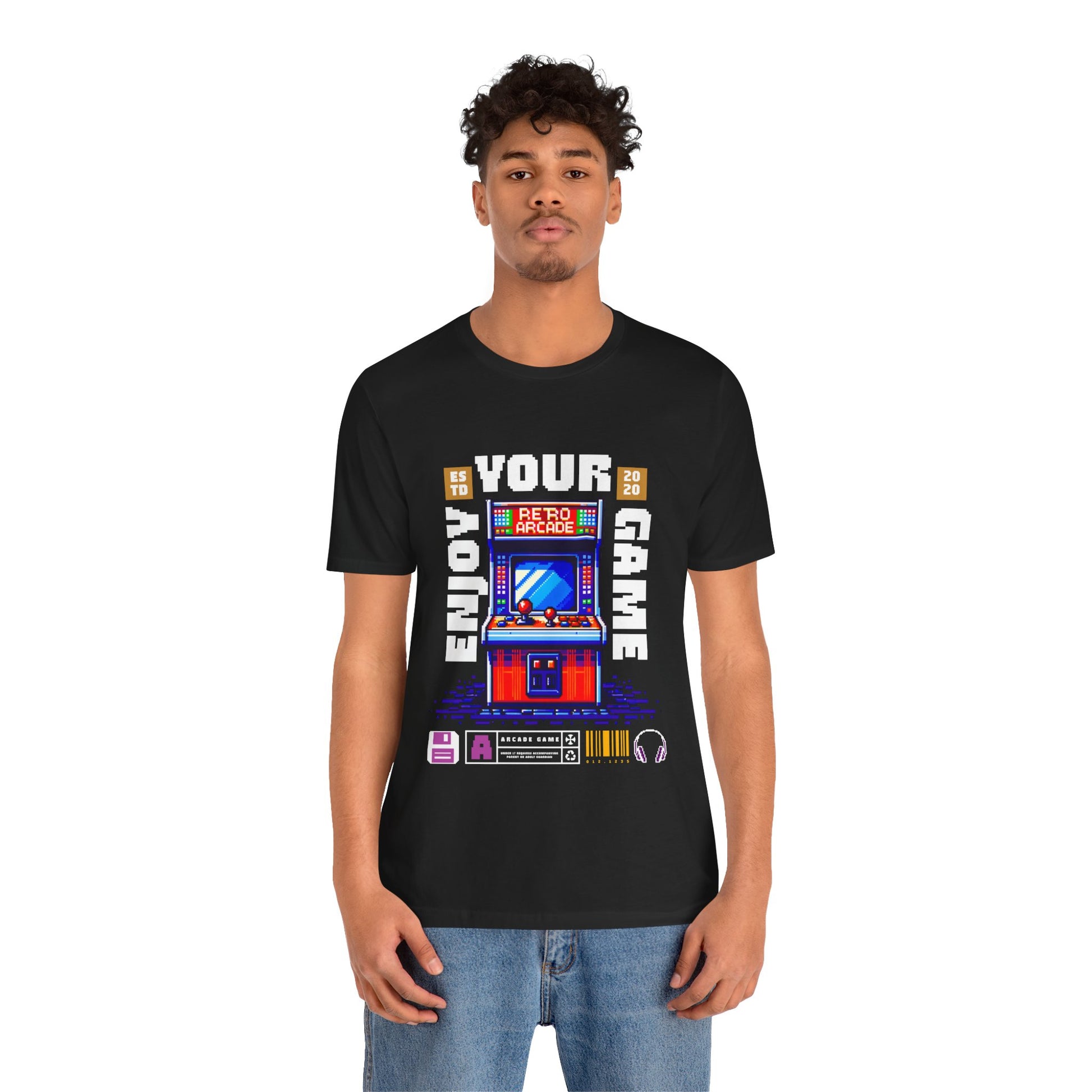 """"''Retro Arcade T-Shirt — Enjoy Your Game Vintage Gaming Tee