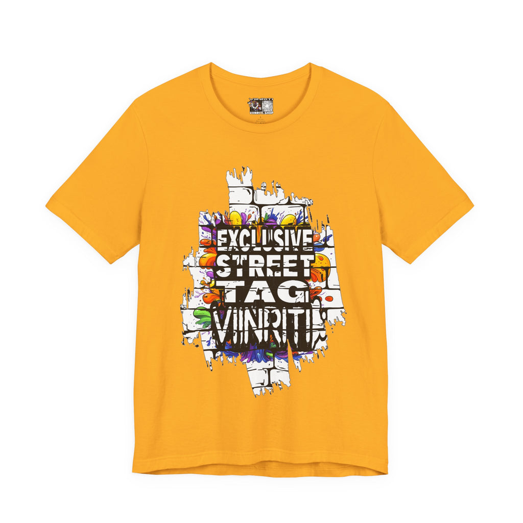Viiriti Exclusive Street Tag Graffiti T-Shirt — "Exclusive Street Tag Vinnit" Urban Art Tee