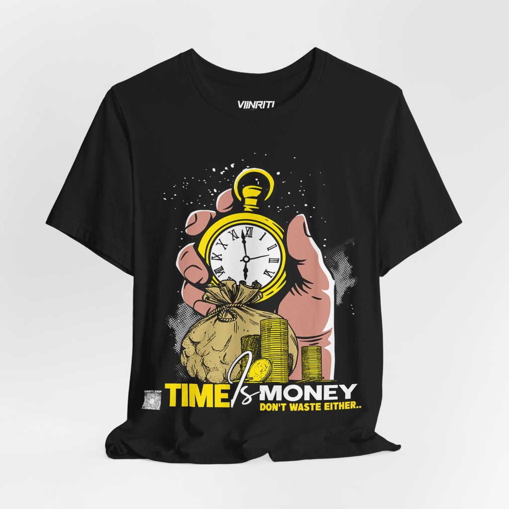 TIME IS MONEY Unisex Jersey Short Sleeve Tee