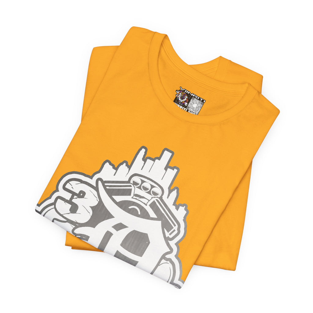 Detroit Vintage Logo T-Shirt — D City Skyline Emblem
