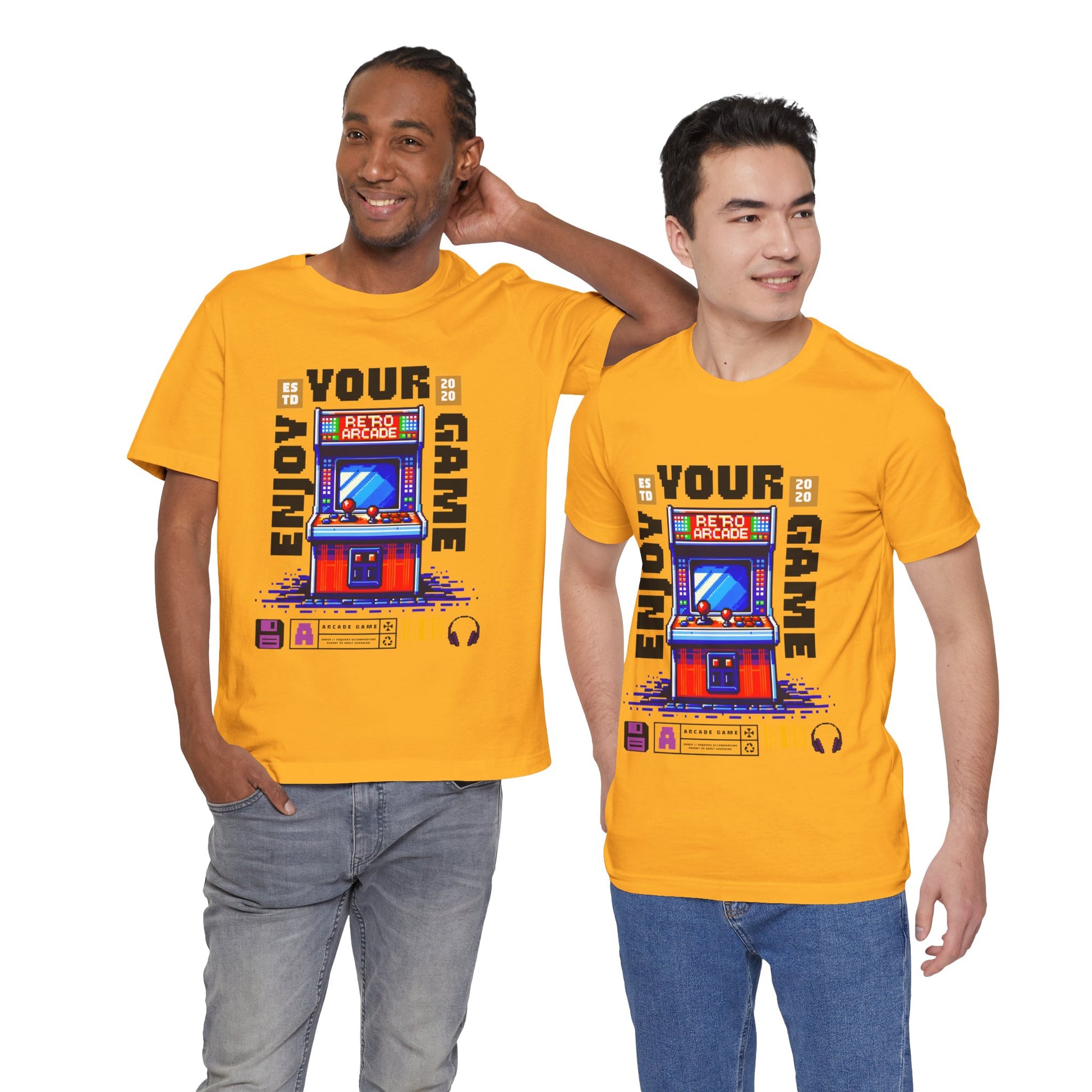 """"''Retro Arcade T-Shirt — Enjoy Your Game Vintage Gaming Tee
