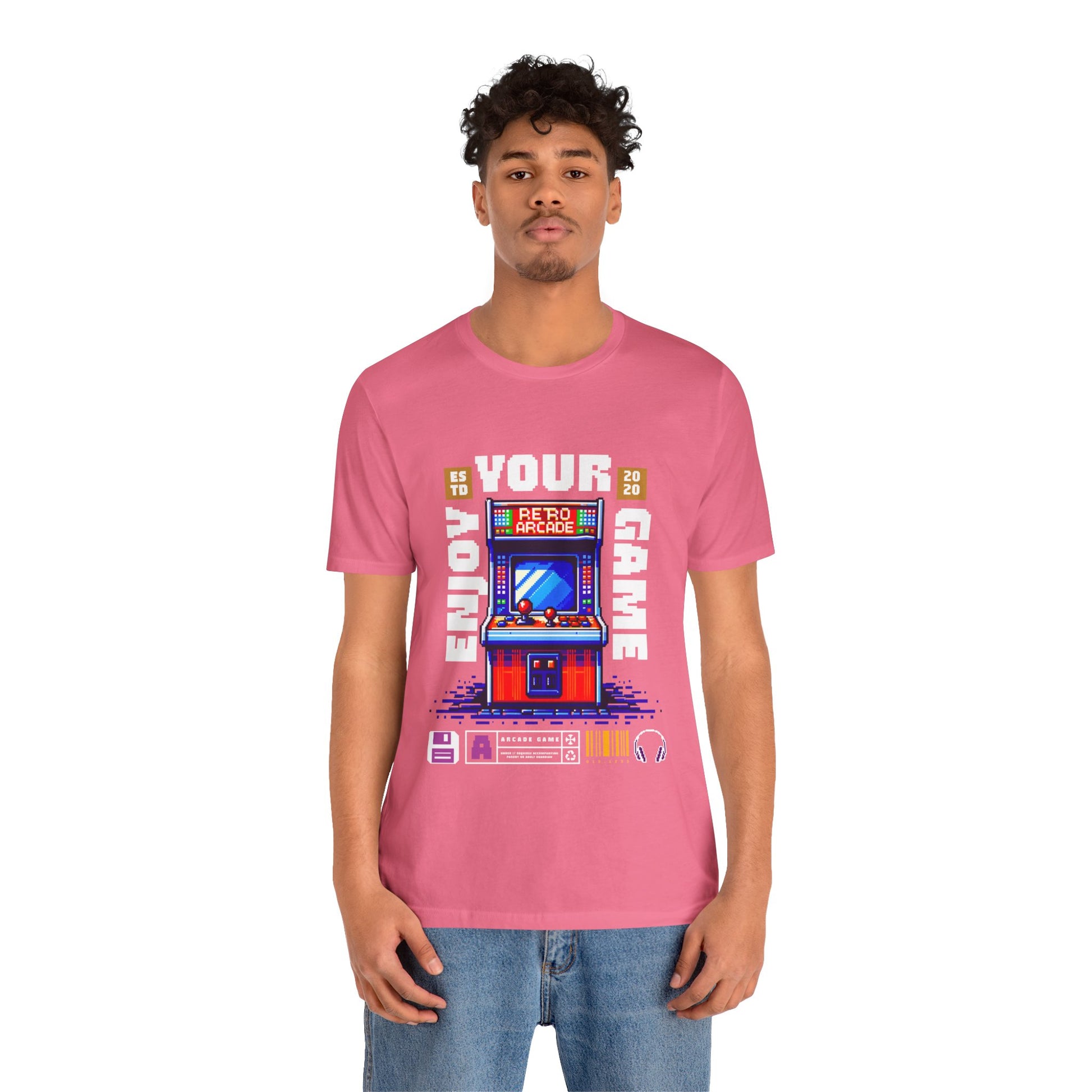 """"''Retro Arcade T-Shirt — Enjoy Your Game Vintage Gaming Tee