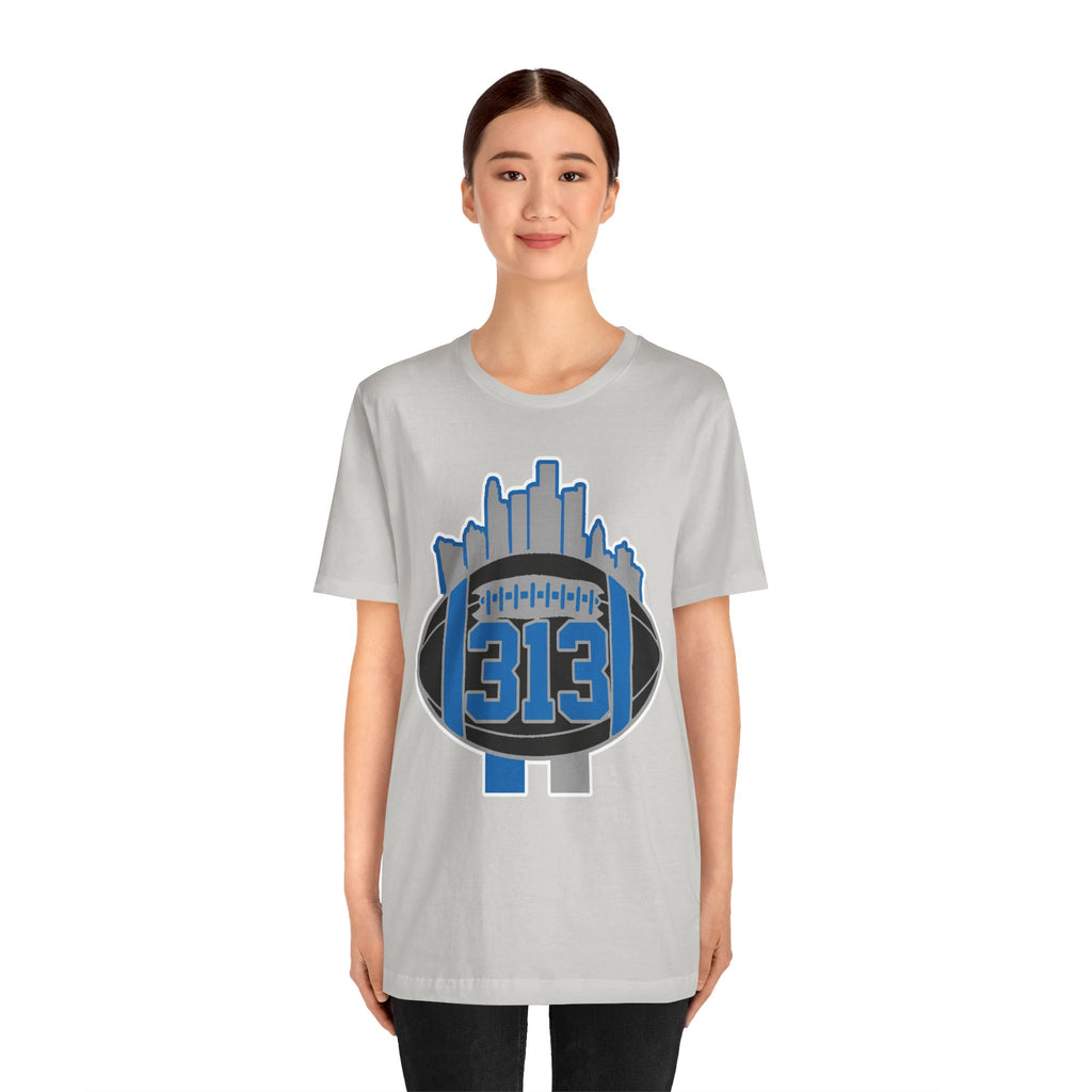 LION NEW COLORS DETROIT 313 FOOT BALL SHIRT