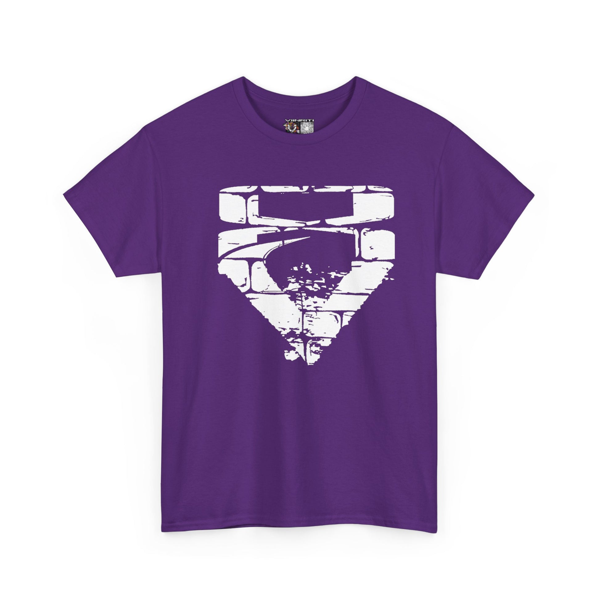 """"VIINRITI Snake Head Graphic Tee — Fierce Black Snake Illustration T-Shirt