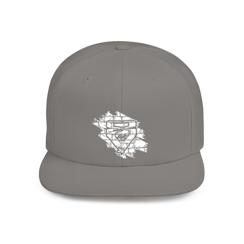 V Flat Bill Snapback Cap