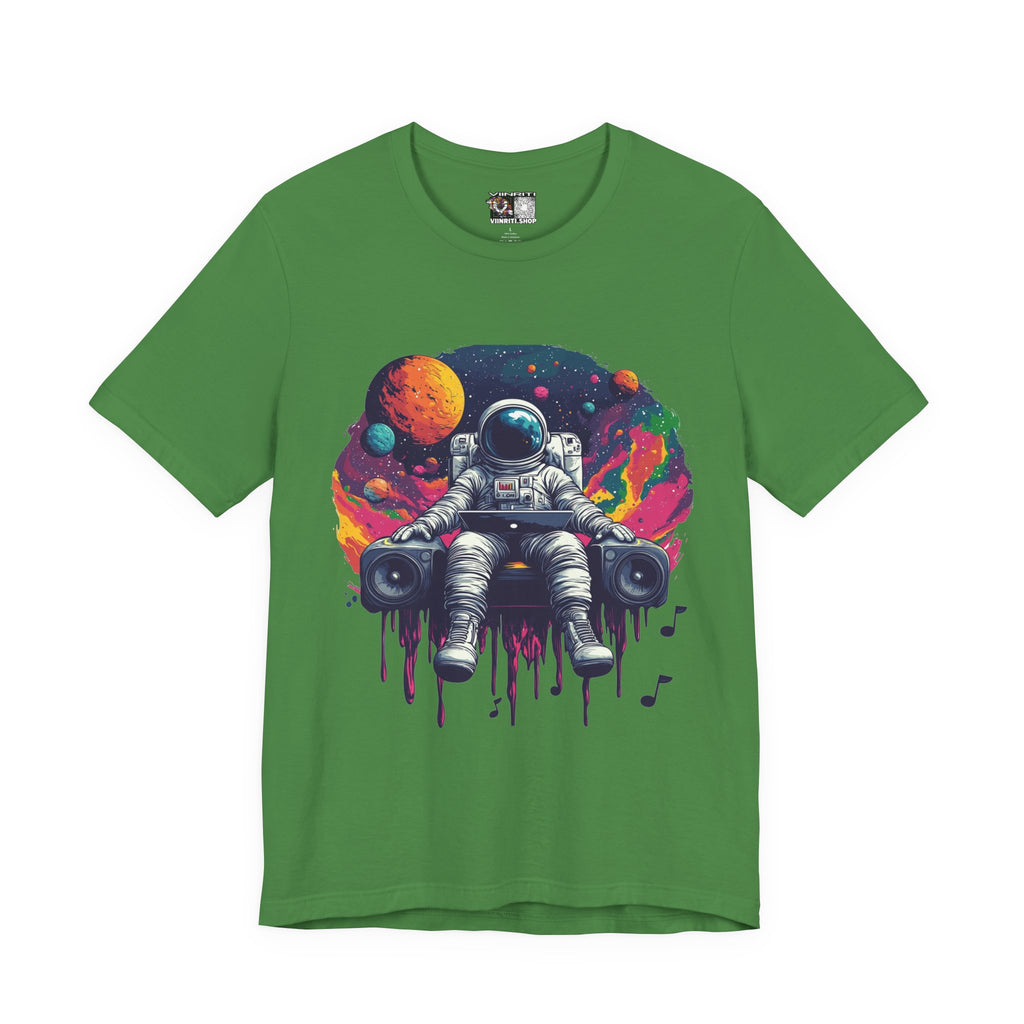 Cosmic Beats Astronaut Tee - Unisex Short Sleeve T-Shirt