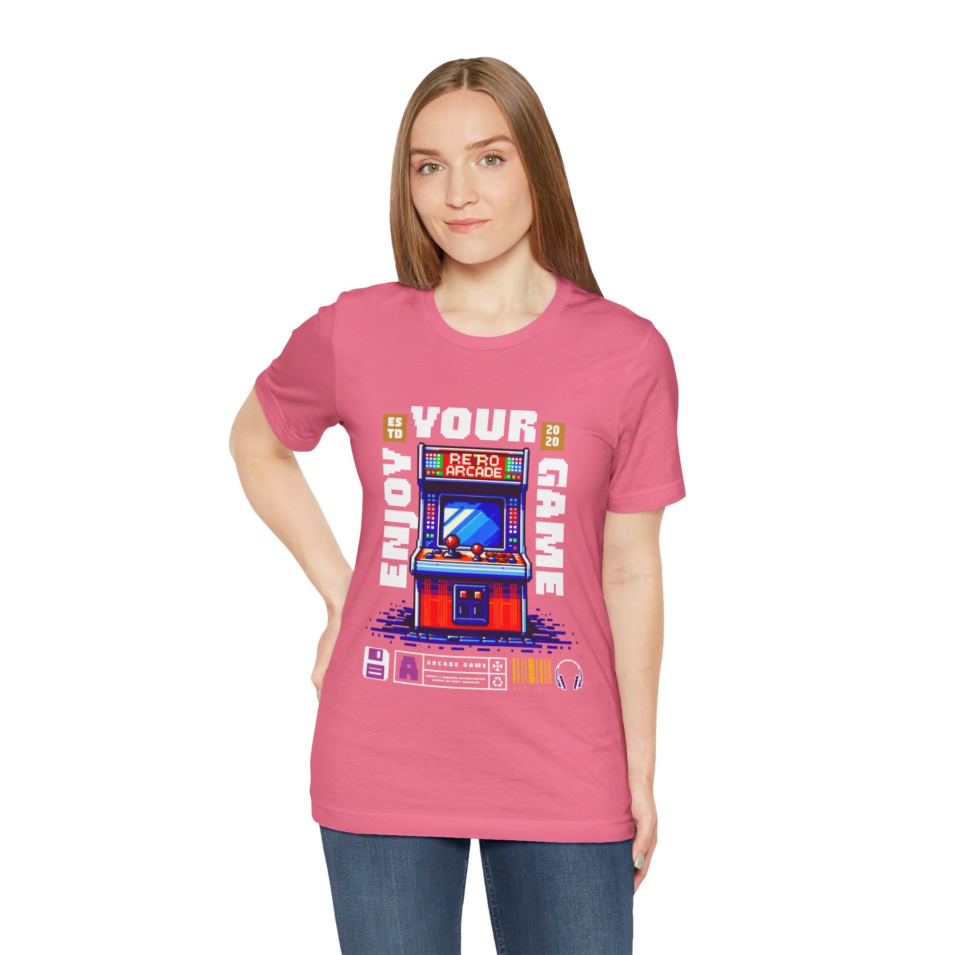 """"''Retro Arcade T-Shirt — Enjoy Your Game Vintage Gaming Tee