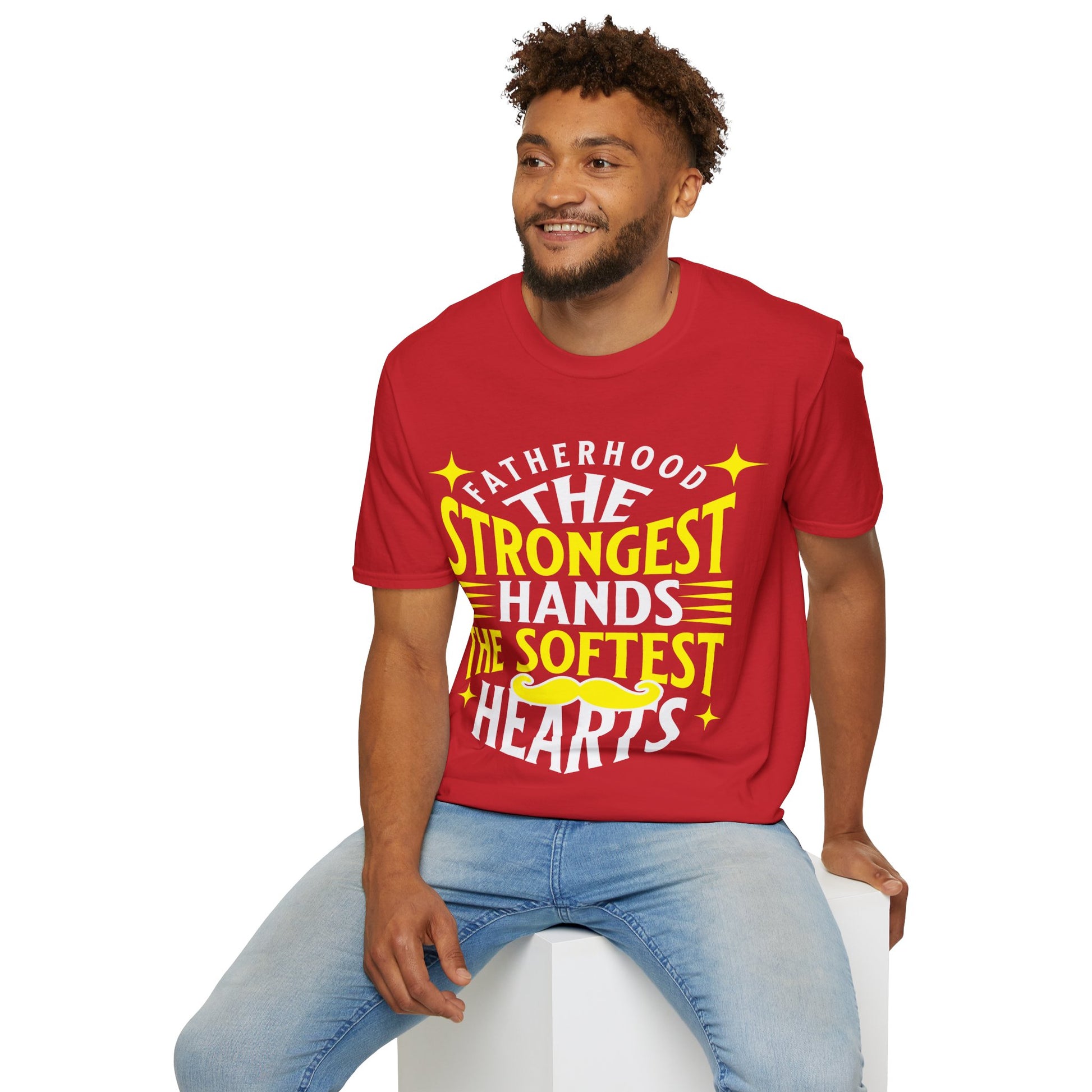 Fatherhood T-Shirt, Softstyle Tee for Dads, Gifts for Father's Day, Casual Wear, Unique Men’s Apparel, Family Celebration Top
