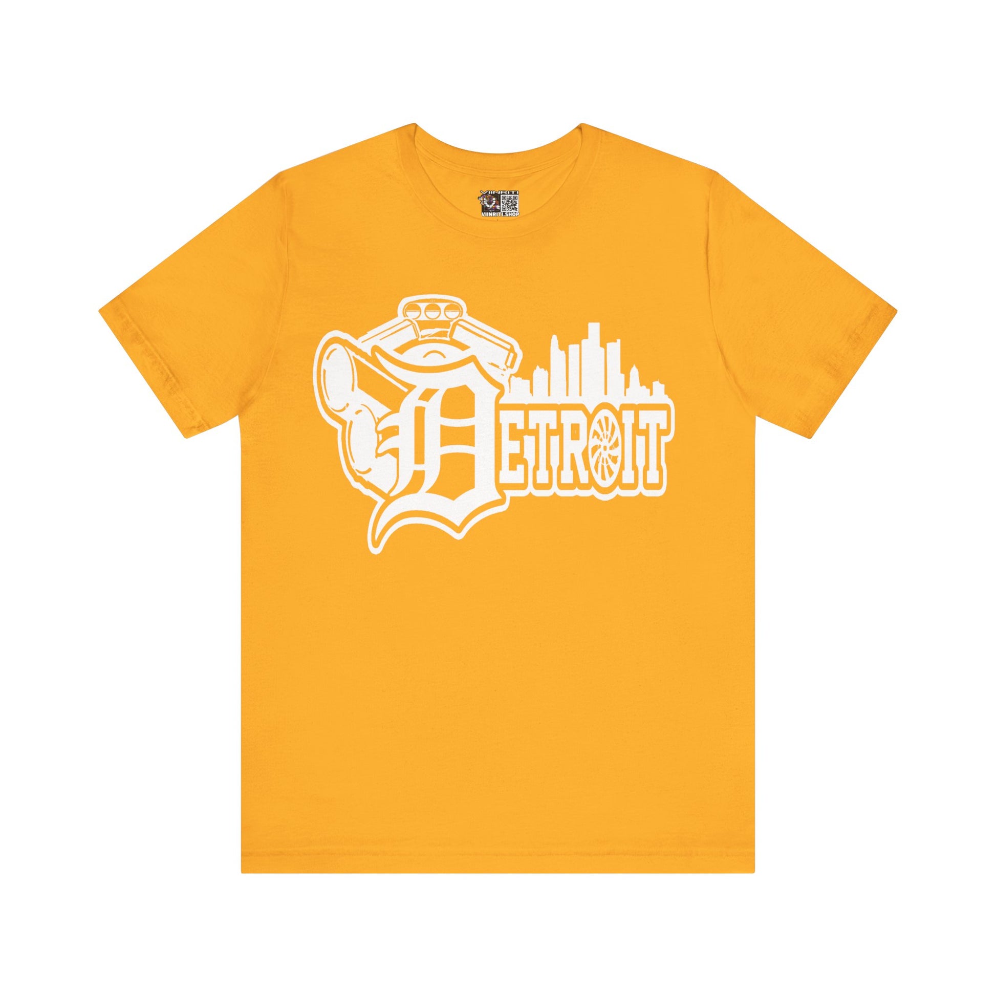 Detroit Skyline Tee — Vintage Motor City Logo T-Shirt