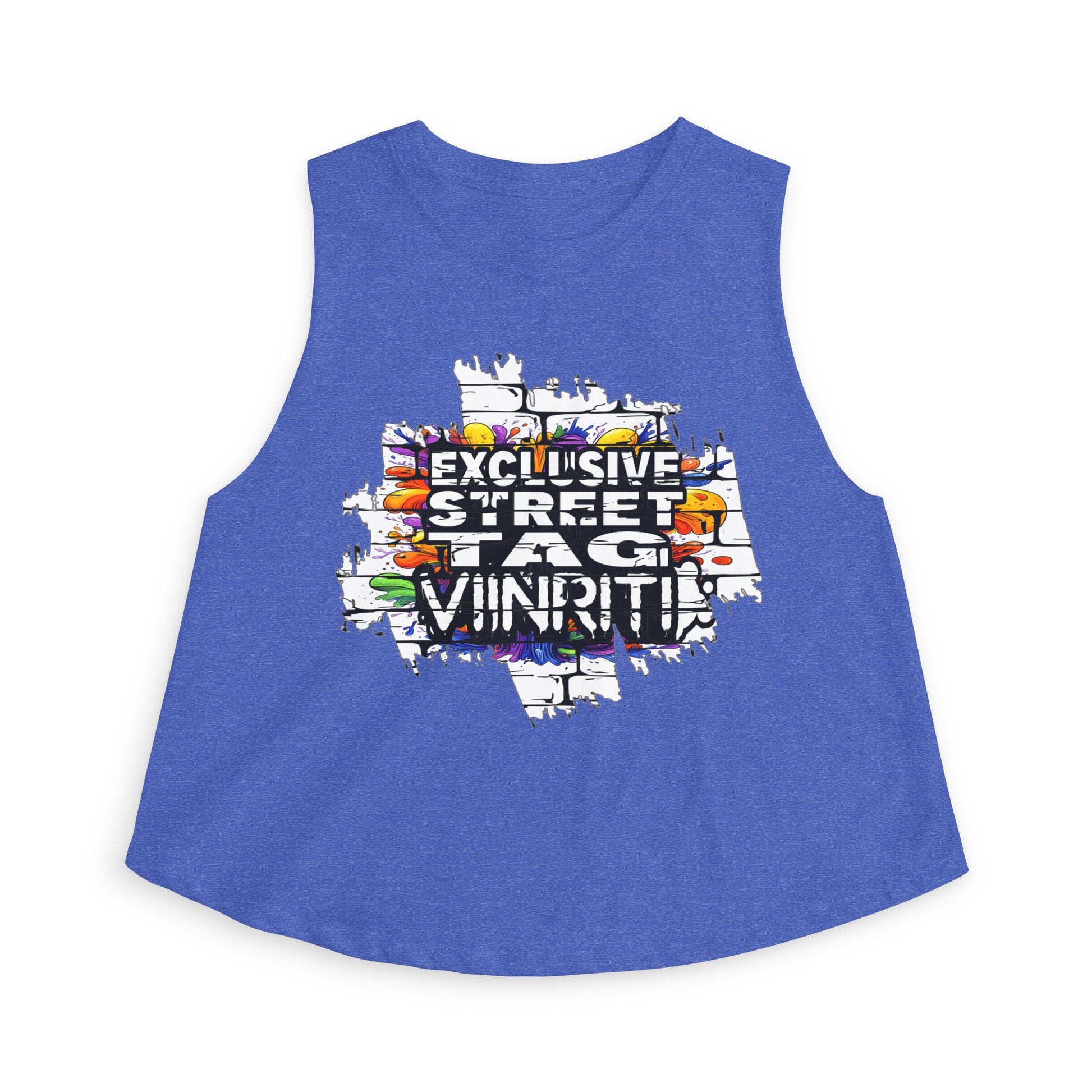 """" Viinriti Graffiti Brick 'Exclusive Street Tag' Women's Crop Top