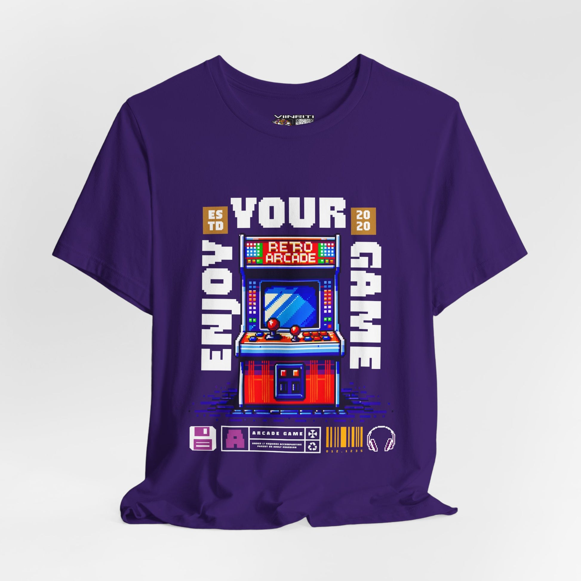 """"''Retro Arcade T-Shirt — Enjoy Your Game Vintage Gaming Tee