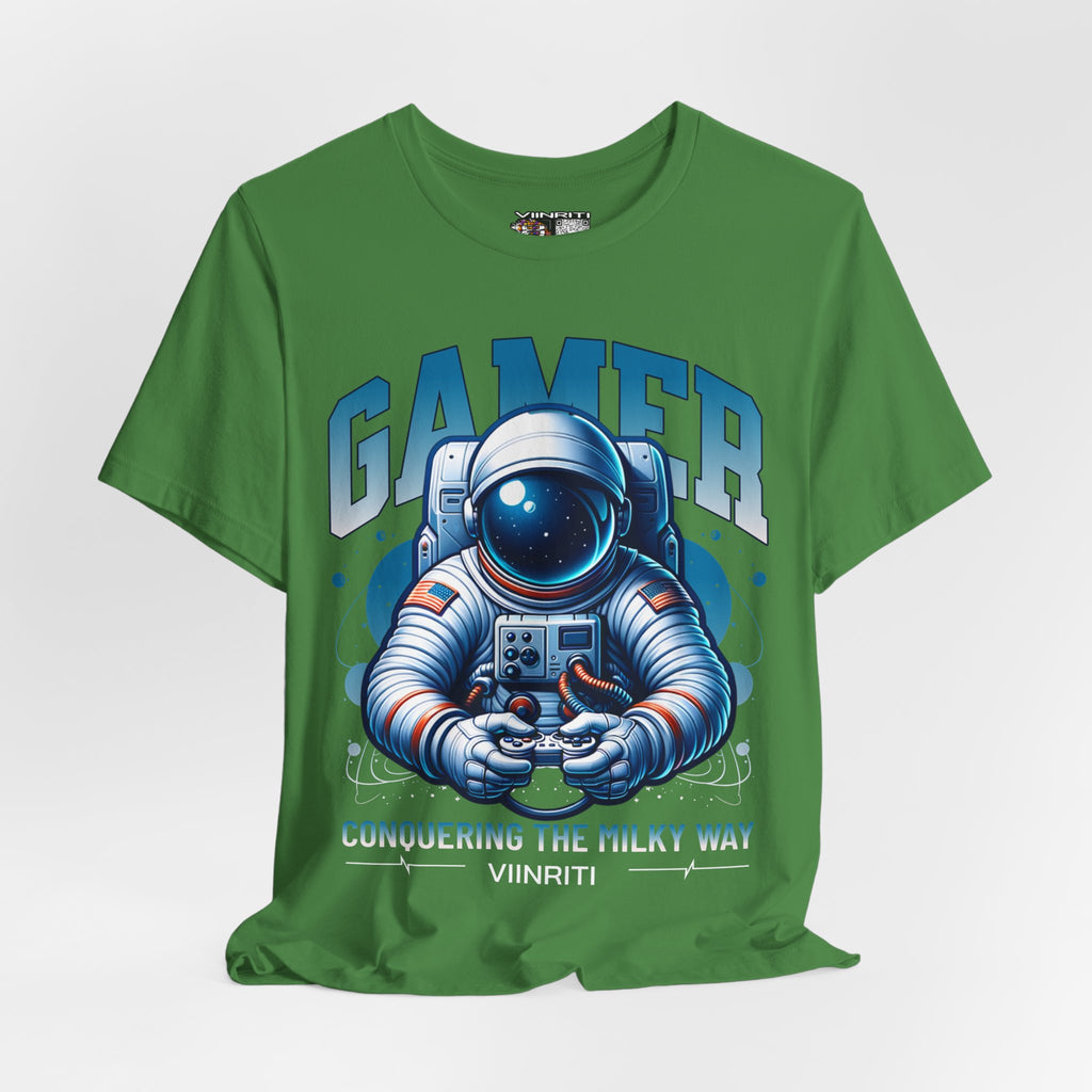 Astronaut Gamer T‑Shirt — 'GAMER' Space Controller Tee
