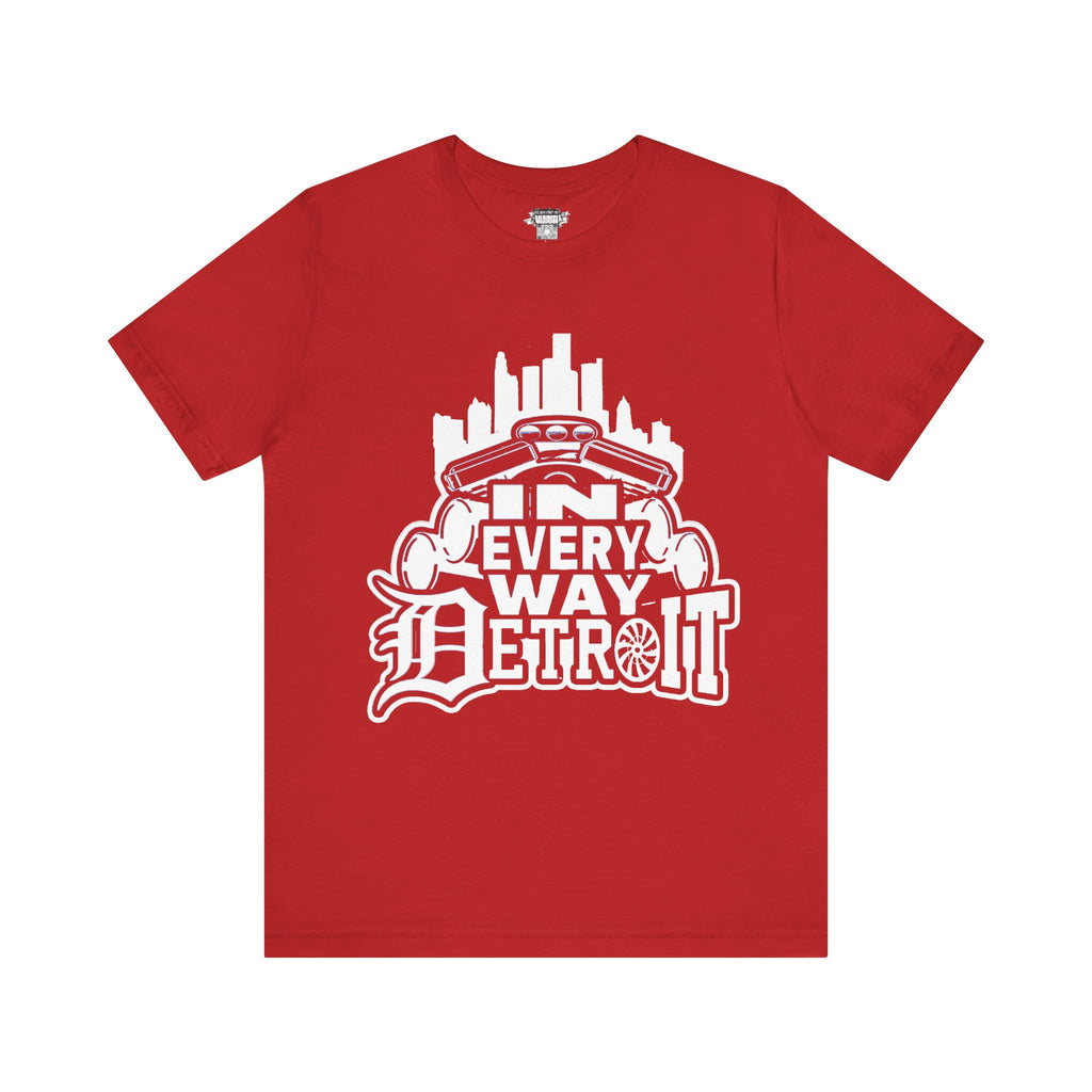 Detroit Big Pipes Unisex Tee, City Pride Shirt, Automotive Enthusiast Top, Casual Wear, Gift for Detroit Lovers