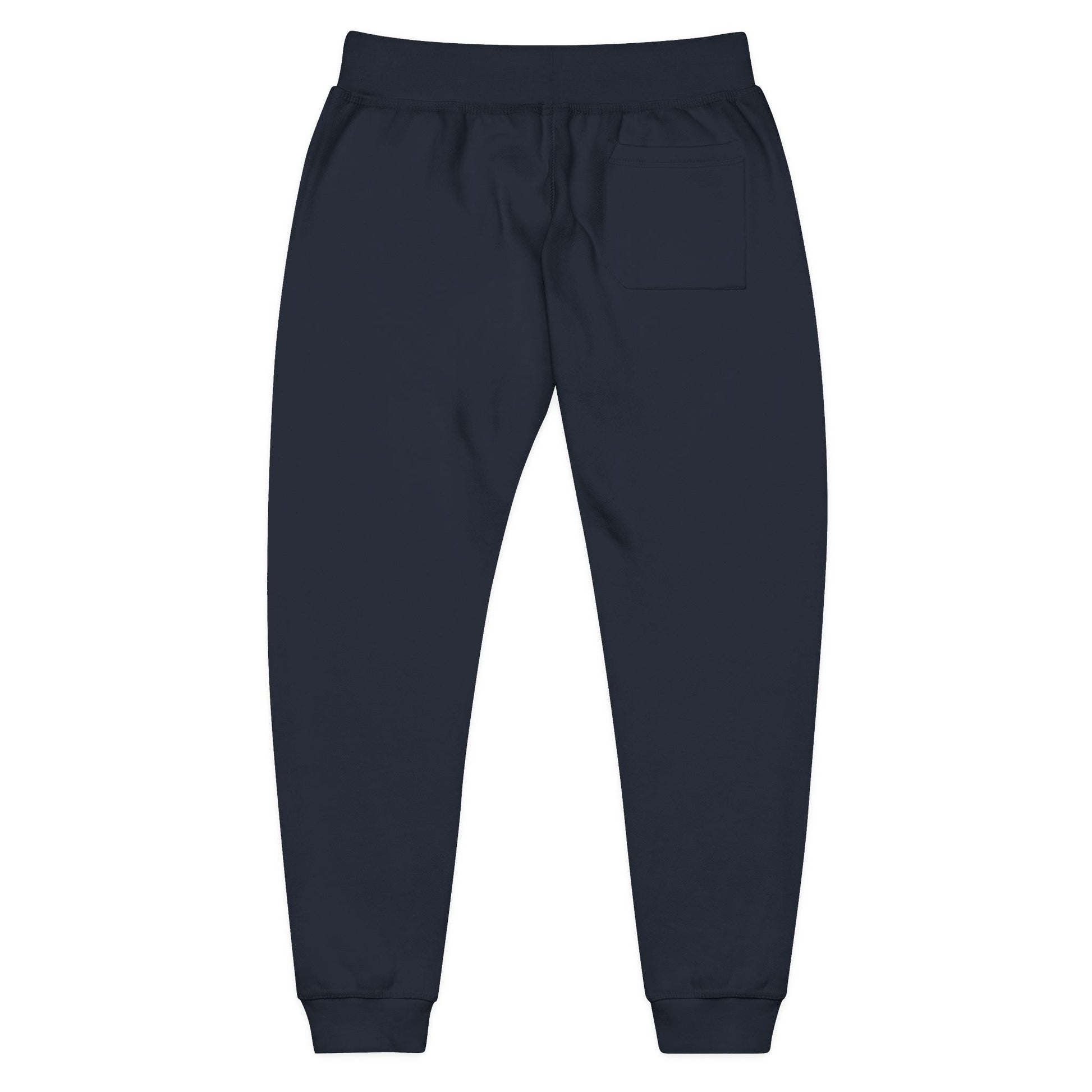 Viinriti Embroidered l Sweatpants — Cozy White Fleece Joggers