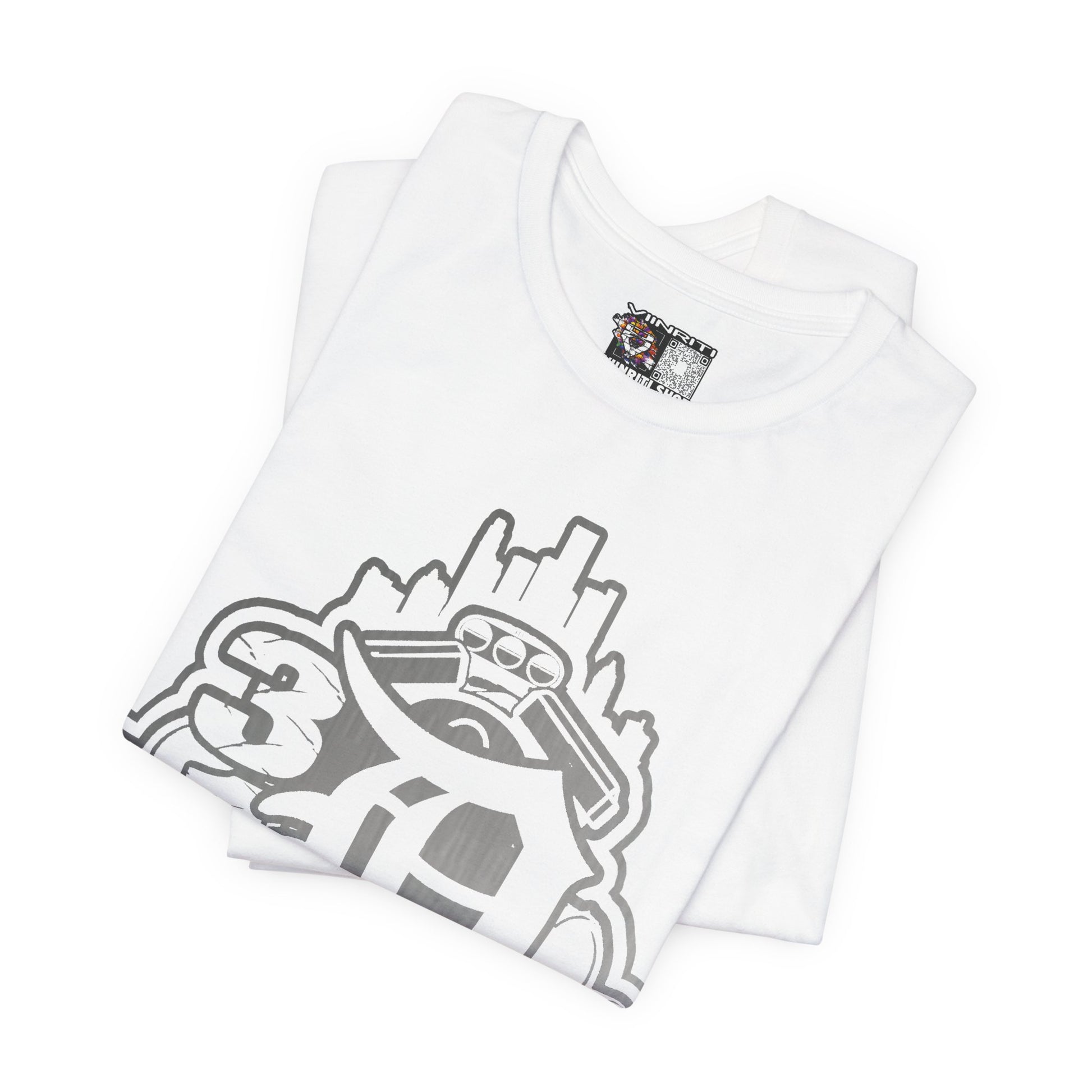 Detroit Vintage Logo T-Shirt — D City Skyline Emblem