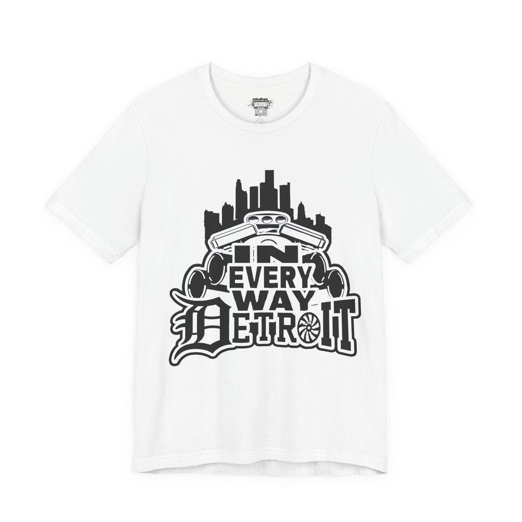Detroit Big Pipes Unisex Tee, City Pride Shirt, Automotive Enthusiast Top, Casual Wear, Gift for Detroit Lovers