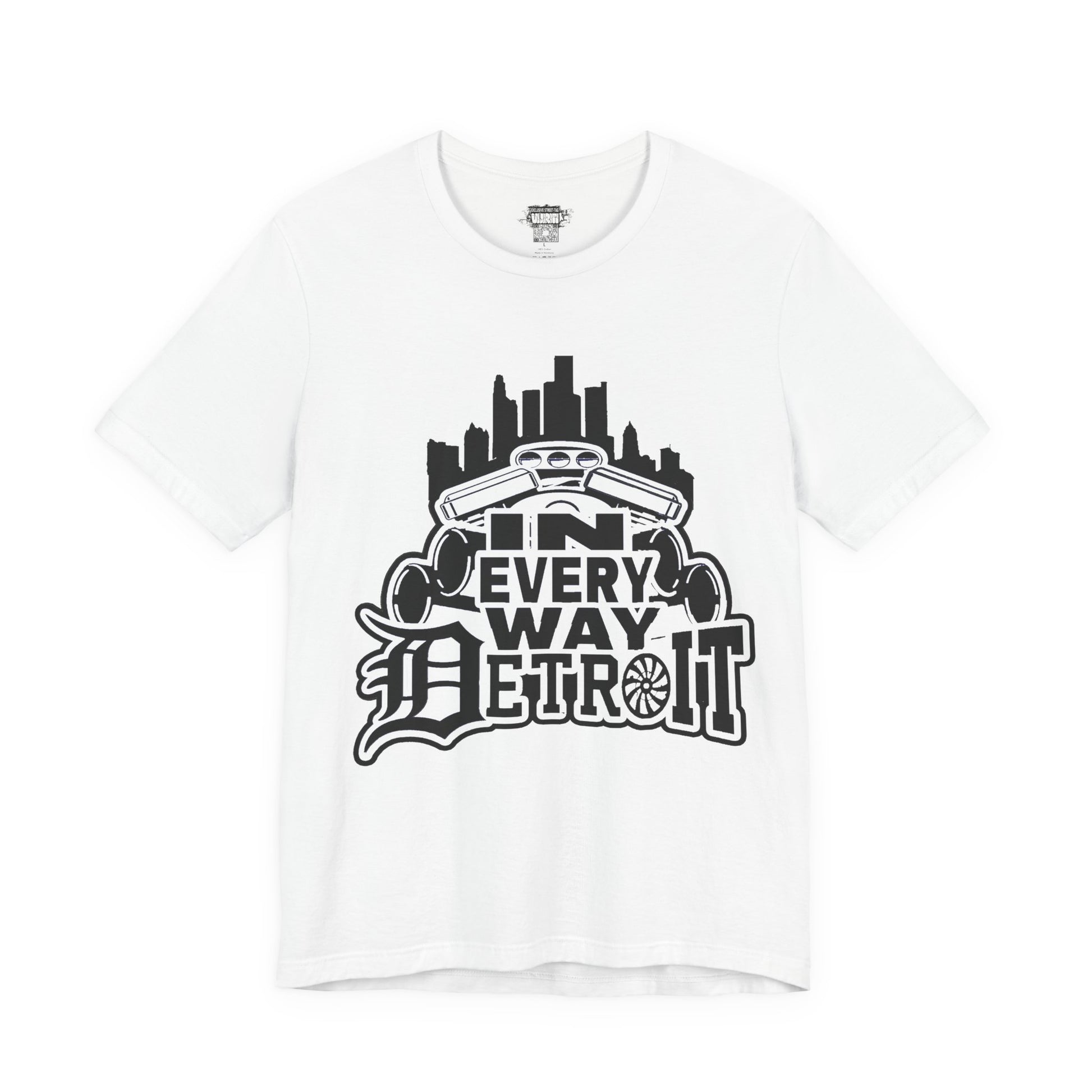 Detroit Big Pipes Unisex Tee, City Pride Shirt, Automotive Enthusiast Top, Casual Wear, Gift for Detroit Lovers