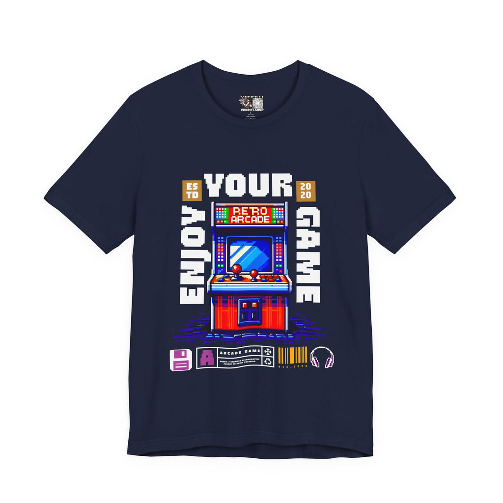 """"''Retro Arcade T-Shirt — Enjoy Your Game Vintage Gaming Tee