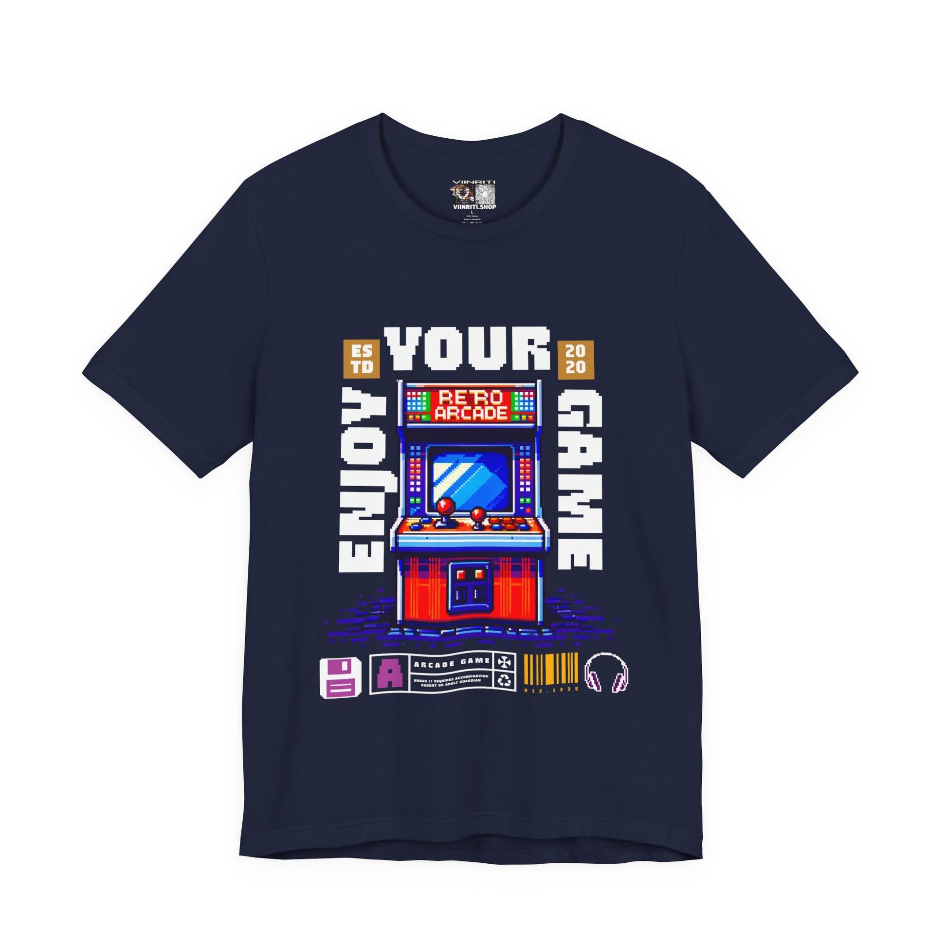 """"''Retro Arcade T-Shirt — Enjoy Your Game Vintage Gaming Tee