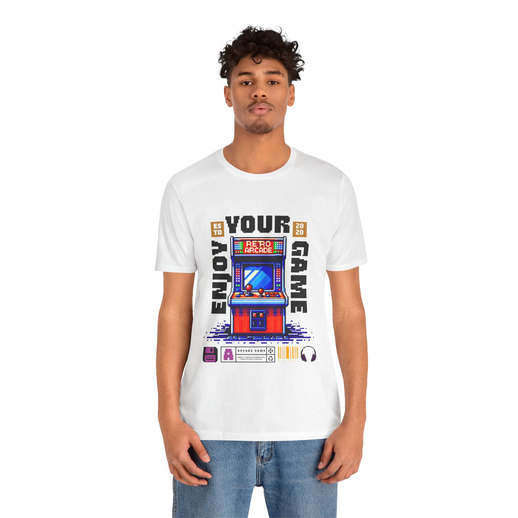 """"''Retro Arcade T-Shirt — Enjoy Your Game Vintage Gaming Tee