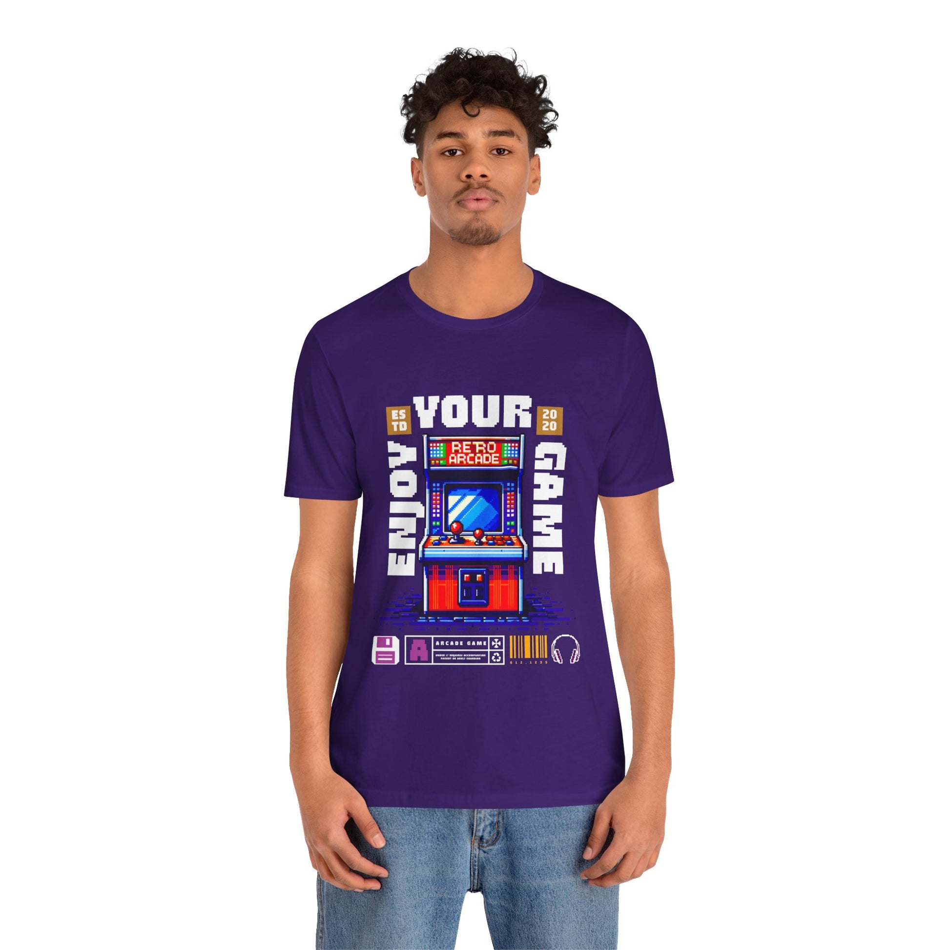 """"''Retro Arcade T-Shirt — Enjoy Your Game Vintage Gaming Tee