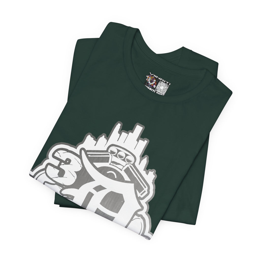 Detroit Vintage Logo T-Shirt — D City Skyline Emblem