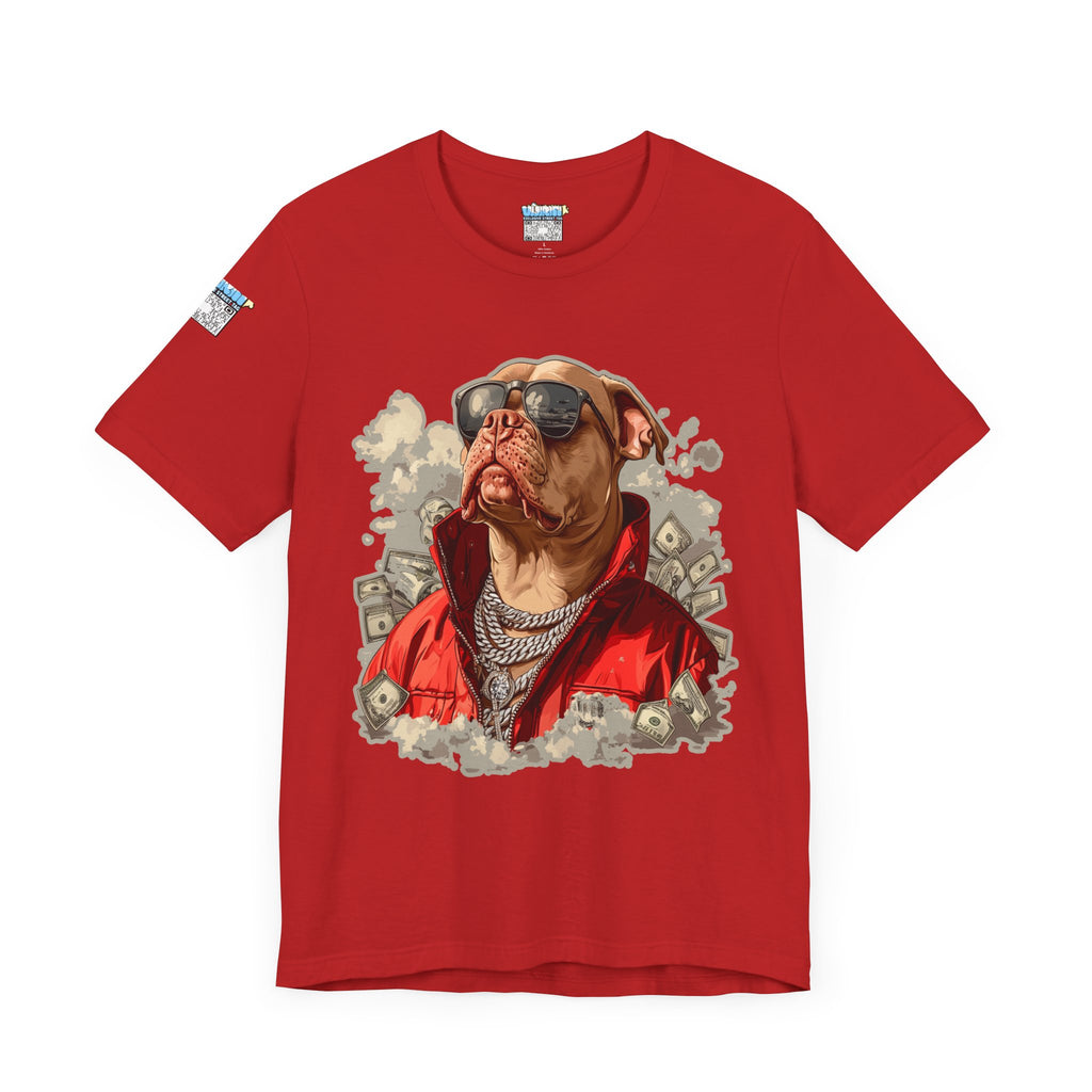 Cool Dog Swagger Tee - Stylish Pet Lover Shirt, Hip Hop Animal Art, Unisex Graphic T-Shirt, Gift for Dog Lovers, Trendy Everyday Wear