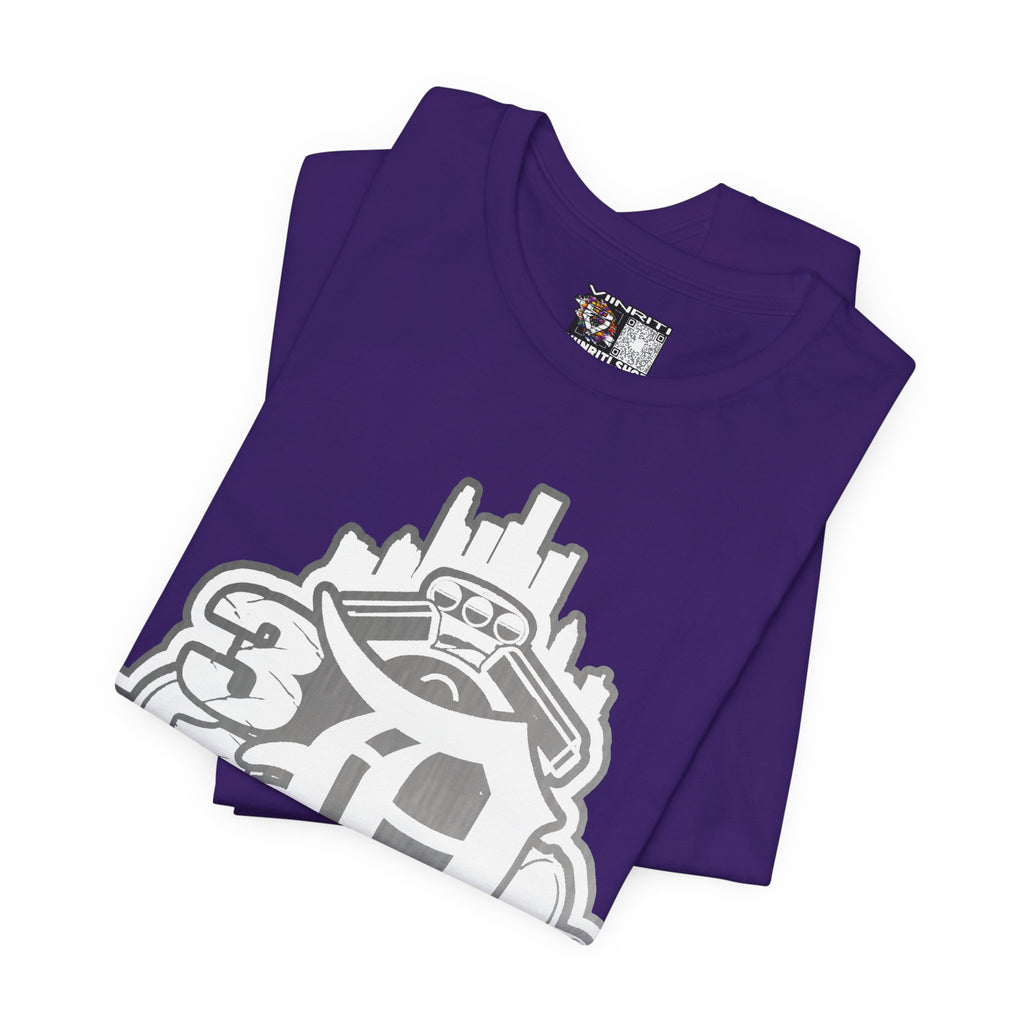 Detroit Vintage Logo T-Shirt — D City Skyline Emblem