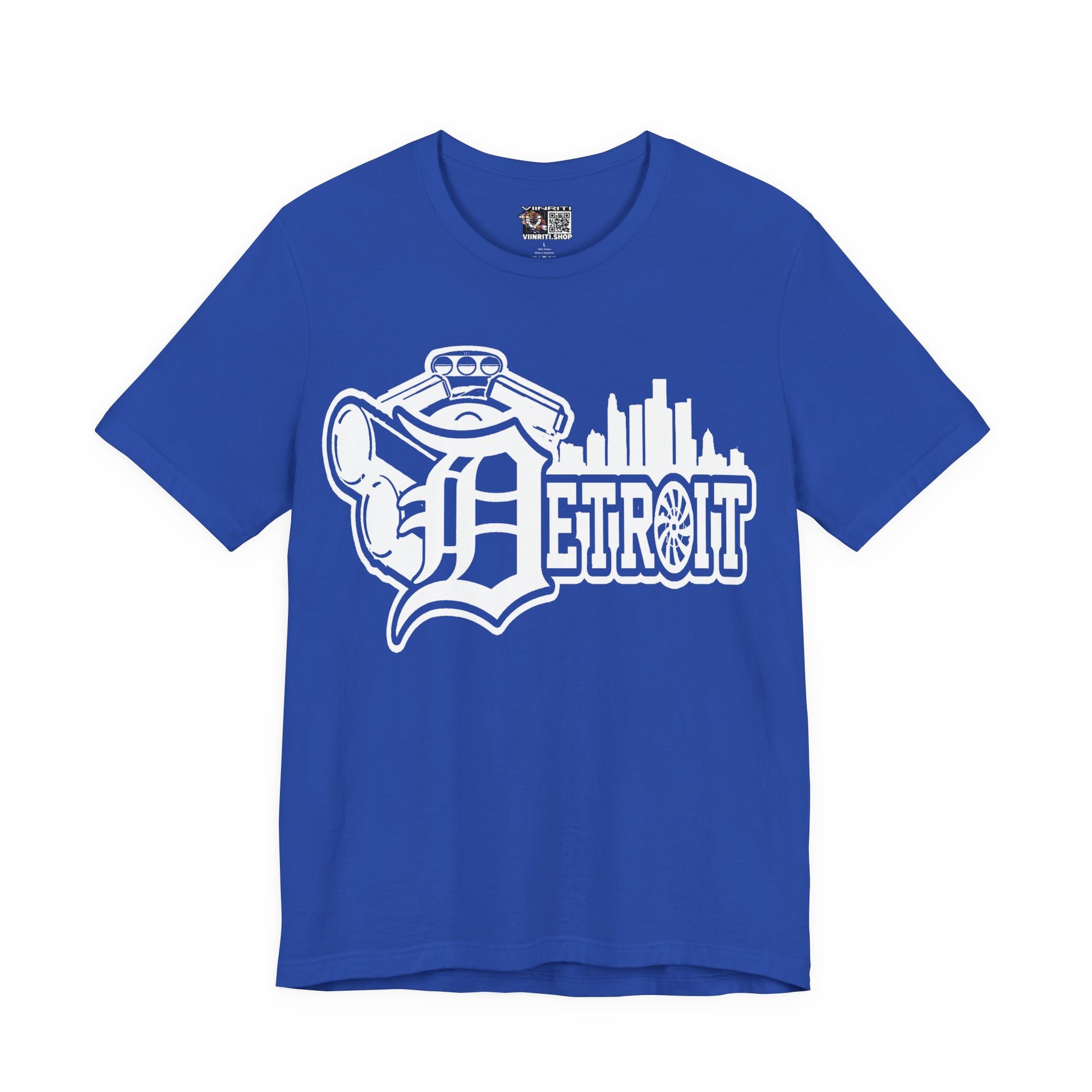 Detroit Skyline Tee — Vintage Motor City Logo T-Shirt