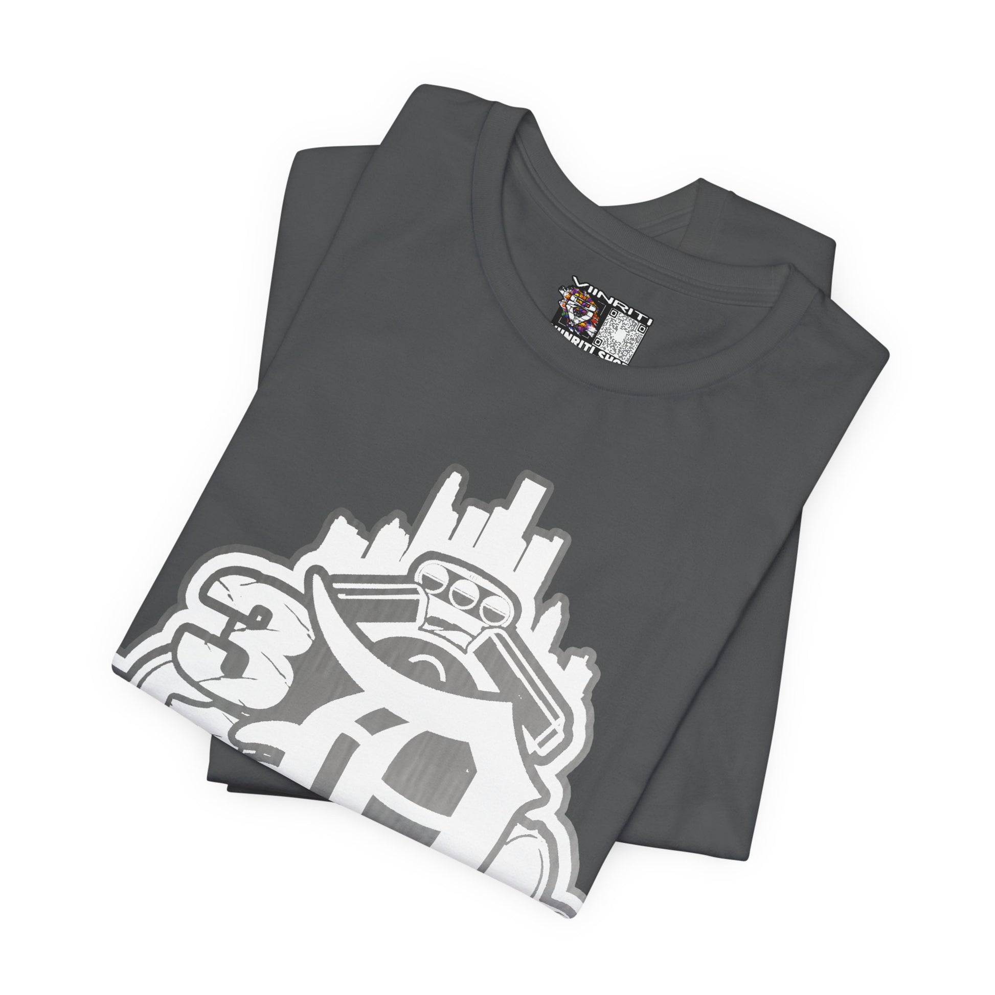 Detroit Vintage Logo T-Shirt — D City Skyline Emblem
