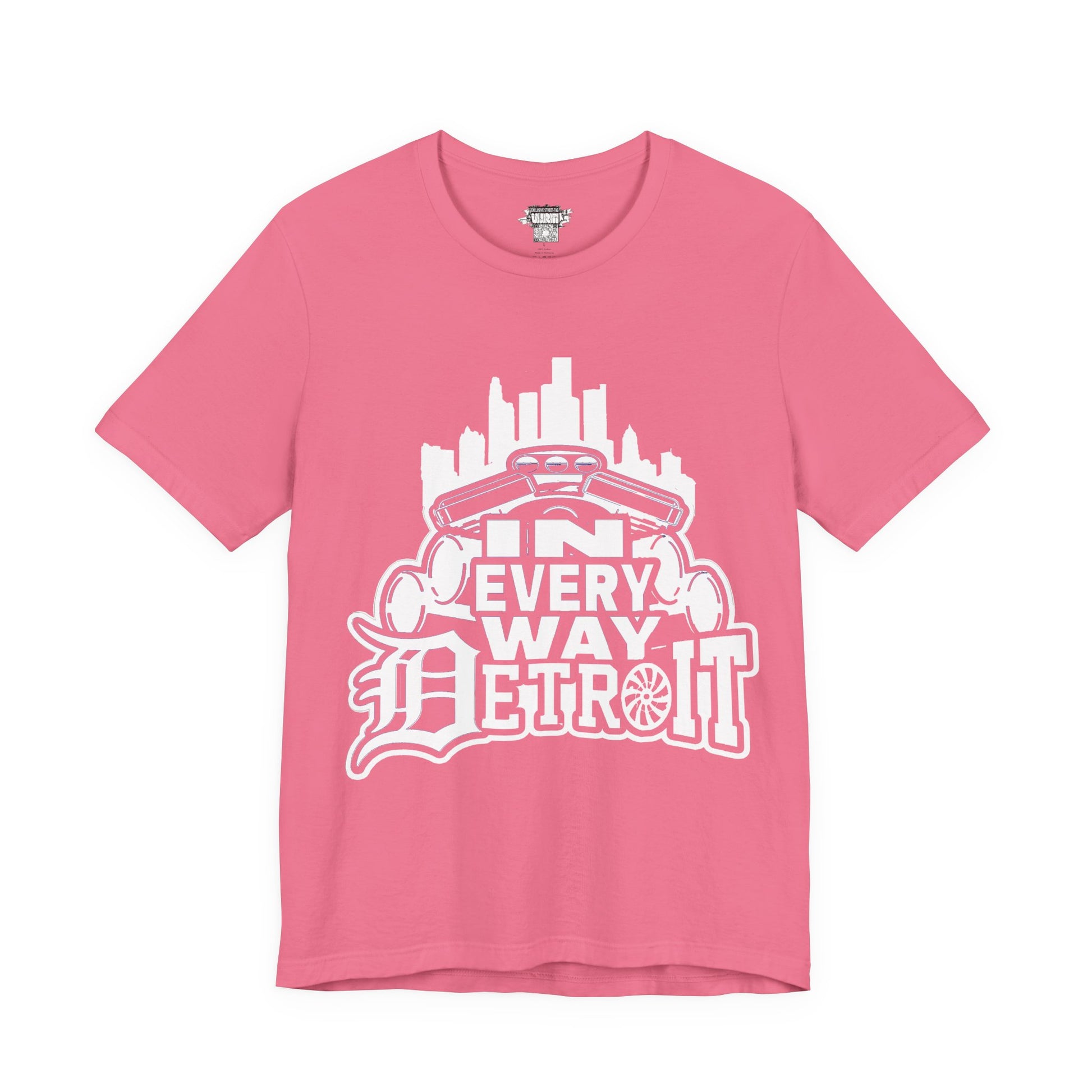 Detroit Big Pipes Unisex Tee, City Pride Shirt, Automotive Enthusiast Top, Casual Wear, Gift for Detroit Lovers