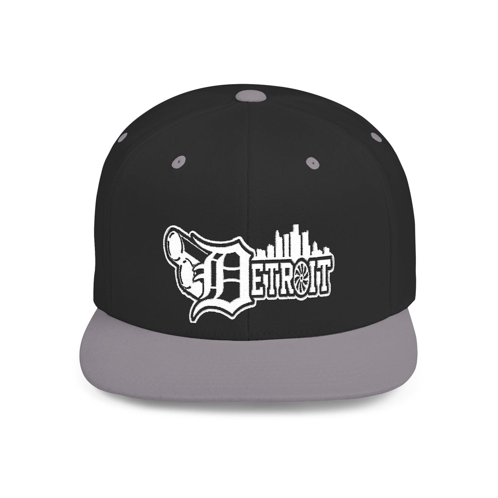 Big pipes detroit Flat Bill Snapback