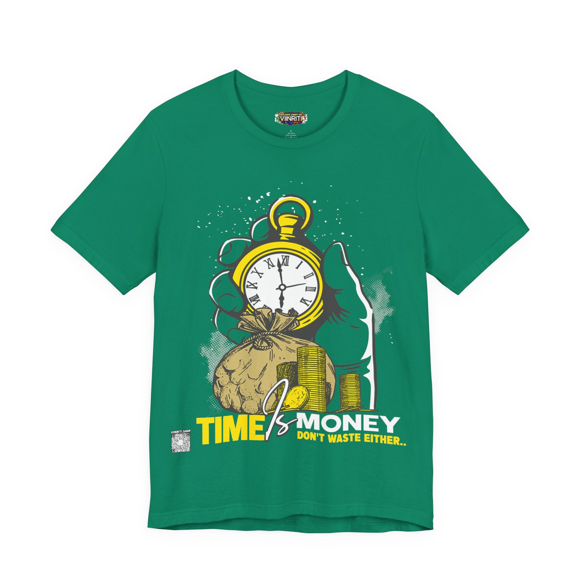TIME IS MONEY Unisex Jersey Short Sleeve Tee