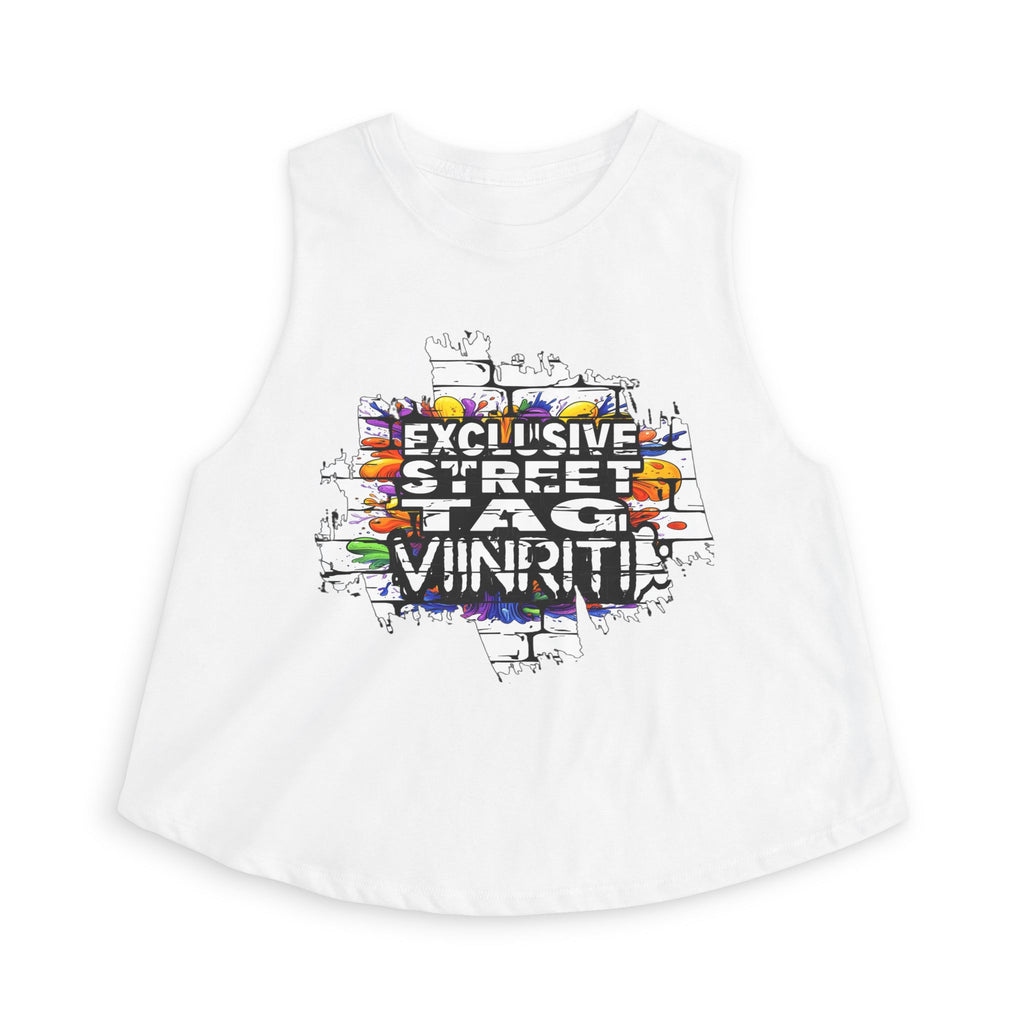 """" Viinriti Graffiti Brick 'Exclusive Street Tag' Women's Crop Top