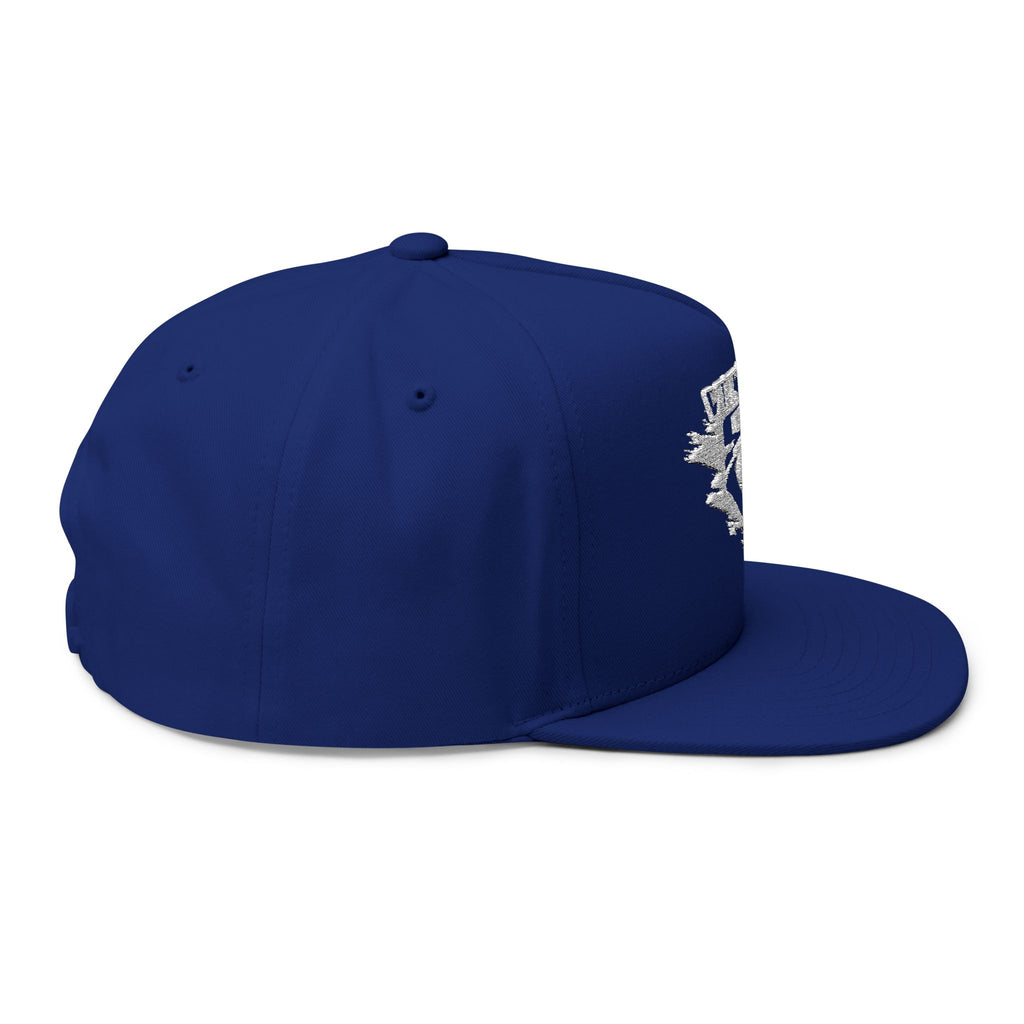 VIINRITI Embroidered Nevada Outline Flat Bill Cap – Distressed State Logo Snapback