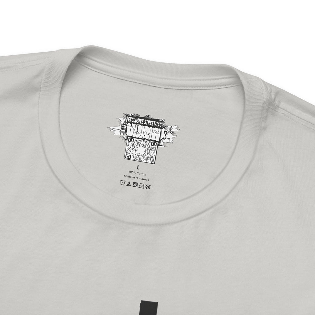 Detroit D Monochrome Tee — City Skyline & Motor Graphic T-Shirt